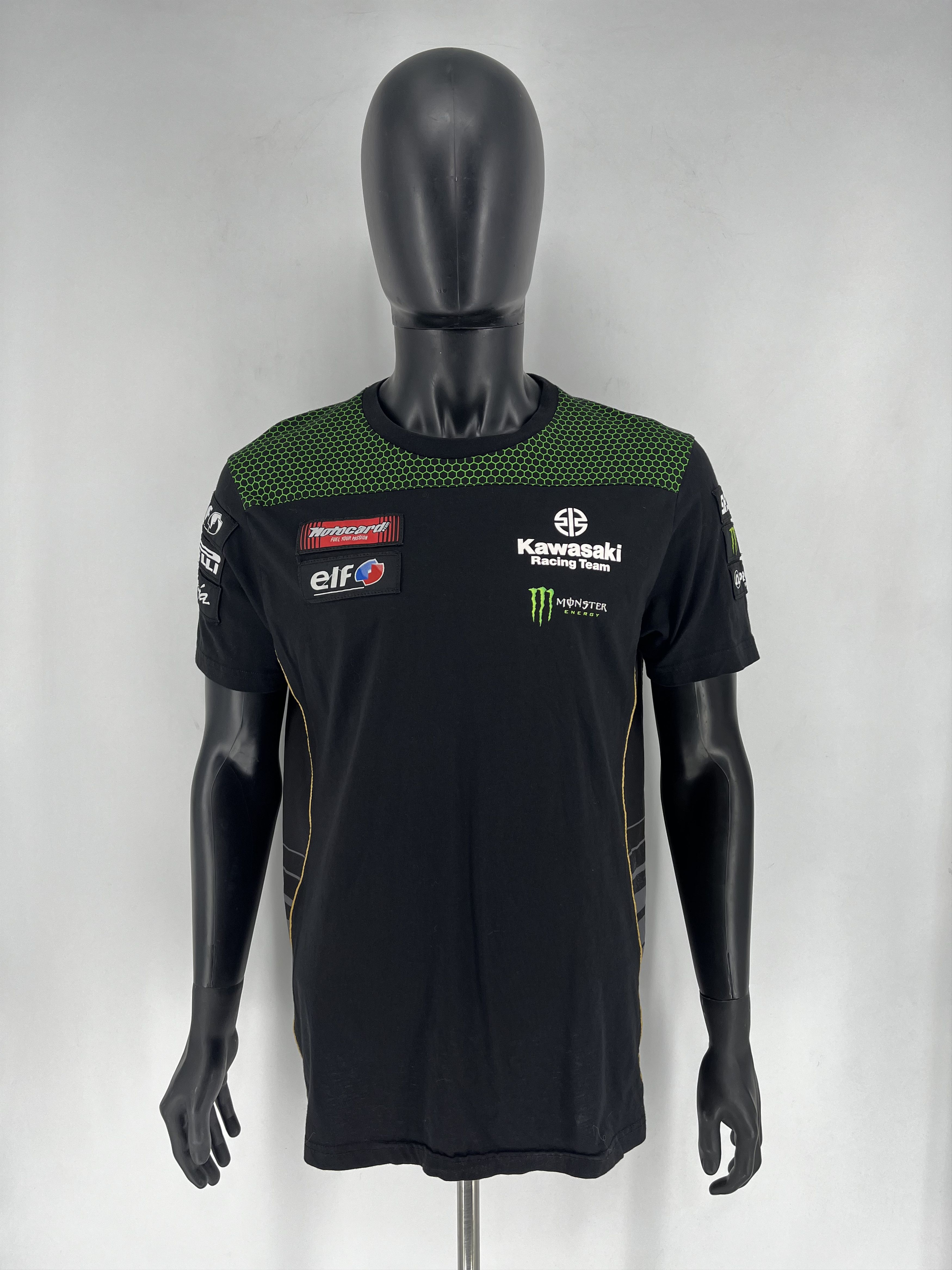 Japanese Brand Vintage Rare Kawasaki Apparel Racing Team Shirt XL Size US XL / EU 56 / 4 - 2 Thumbnail