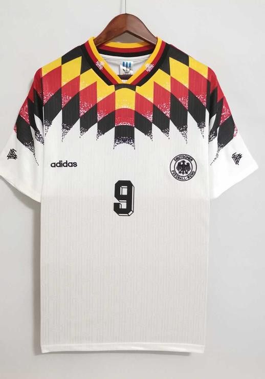 Other 9 Rudi Völler Jersey 1994 Germany Jersey Home Size US M / EU 48-50 / 2 - 1 Thumbnail