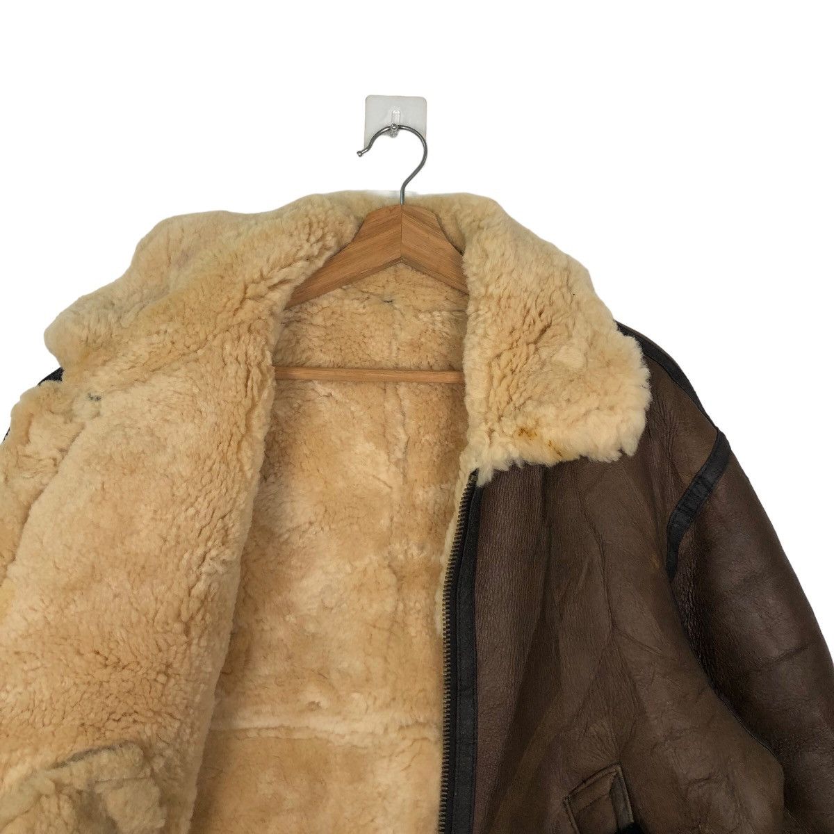 Genuine Leather VINTAGE B3 JACKET SHEEPSKIN GENUINE LEATHER BUZZ RICKSONS Size US L / EU 52-54 / 3 - 9 Thumbnail
