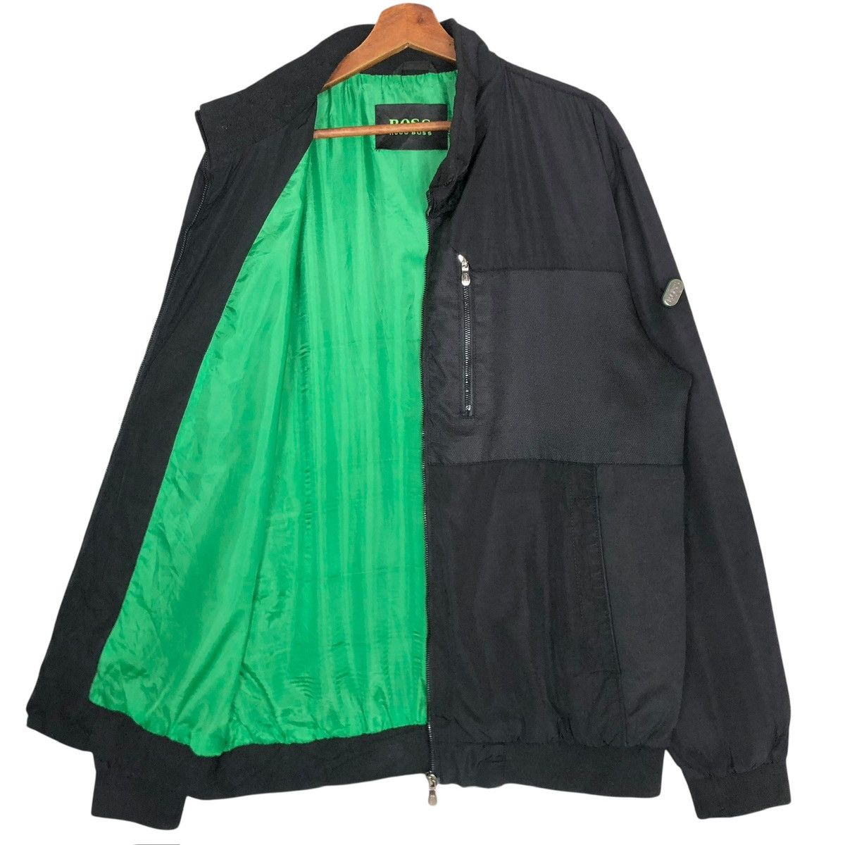 Hugo Boss Vintage Hugo Boss Jacket Sweater Full Zipp Up Designer Size US L / EU 52-54 / 3 - 9 Thumbnail