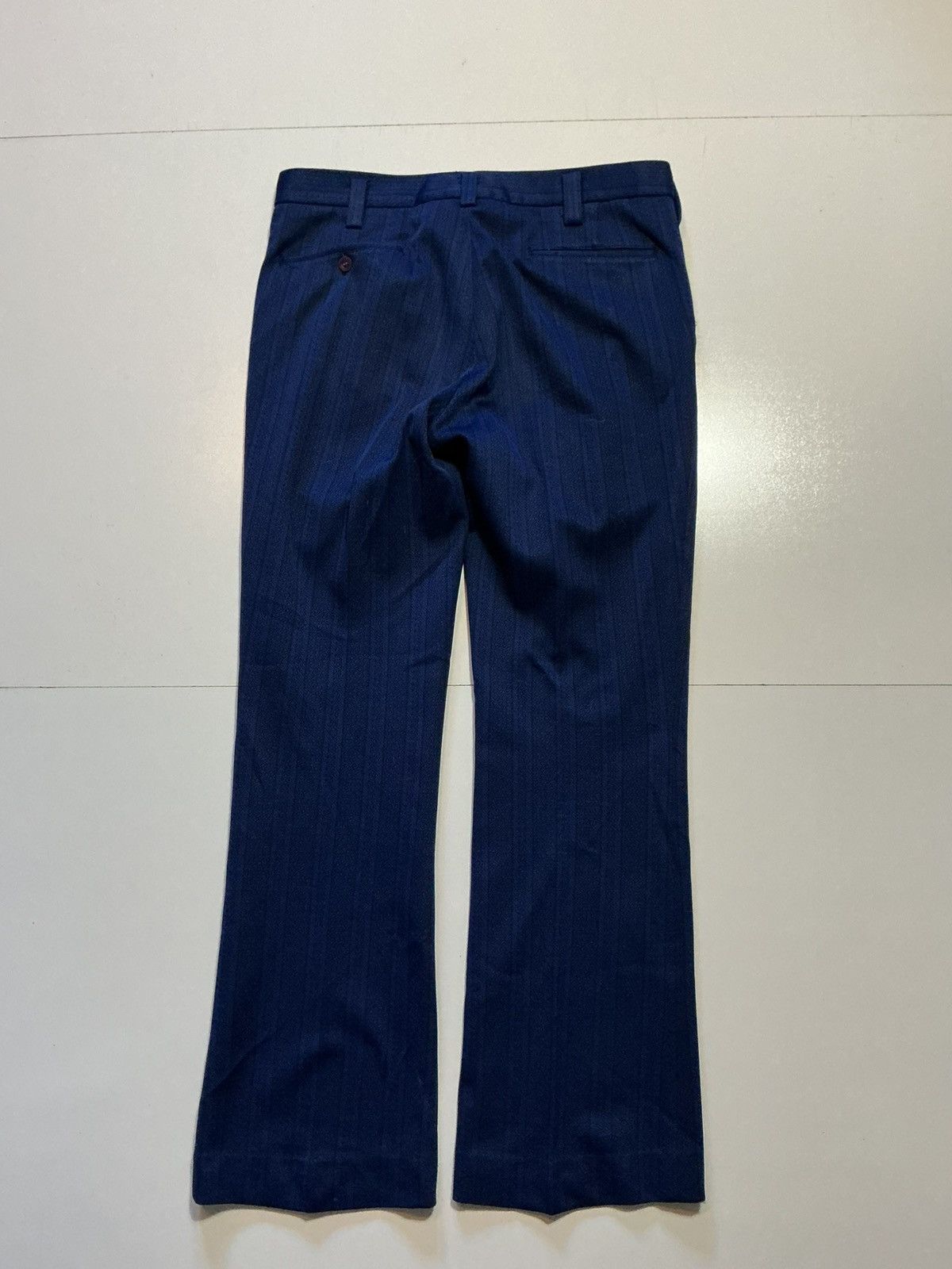 Vintage Vintage 70s Stripe Flare Disco Mod Leisure Dress Pants Size US 34 / EU 50 - 3 Thumbnail