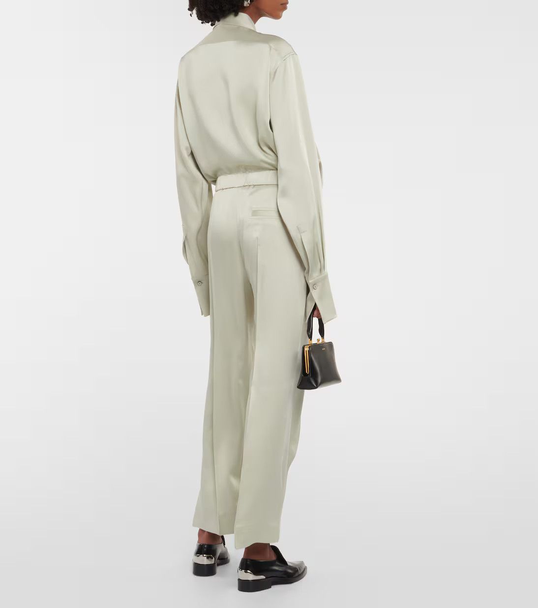 Jil Sander o1y1025 Sweatpant in Light Green Size 28" / US 6 / IT 42 - 3 Thumbnail