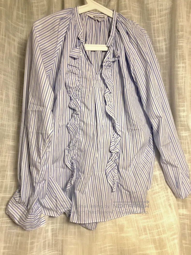 Comme des Garcons Comme Des Garcons Striped shirt blouse Size S / US 4 / IT 40 - 1 Thumbnail