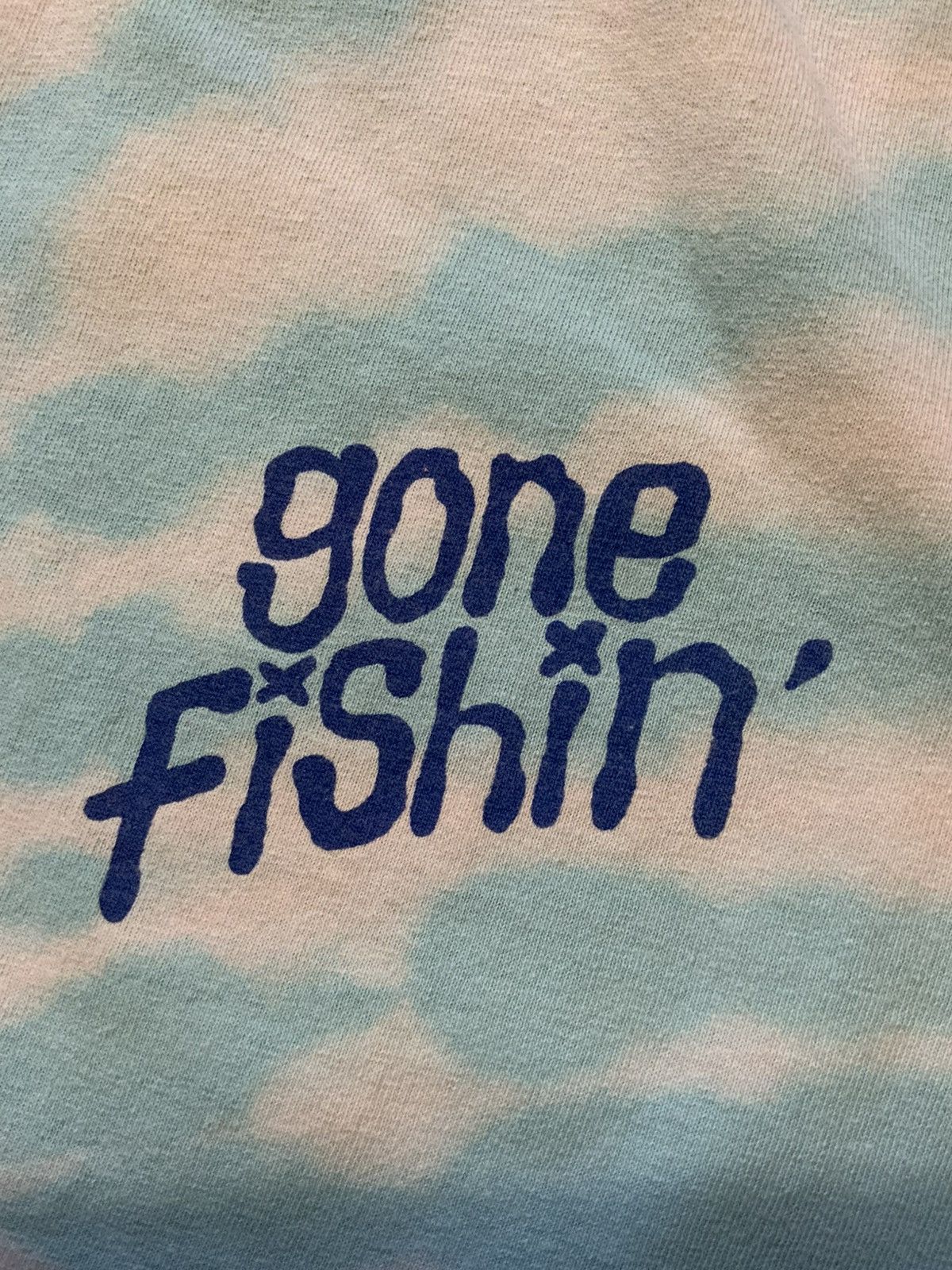 Other Gone Fishin By Dirt Cobain Fish Beer Bottle Tie Dye T-Shirt Size US M / EU 48-50 / 2 - 6 Thumbnail