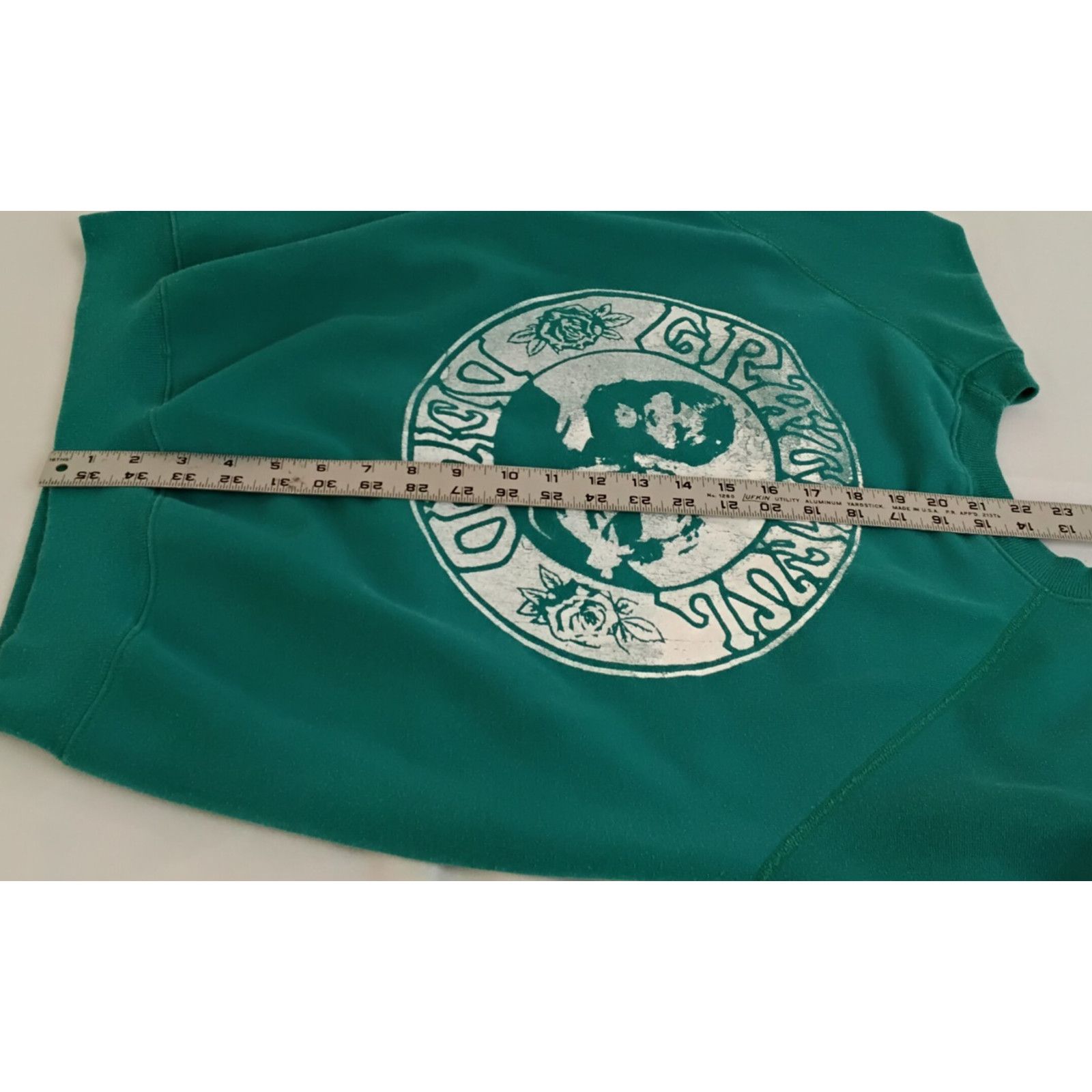 Hanes Grateful Dead Sweatshirt Men's L Green 90s USA Reverse Weave Size US L / EU 52-54 / 3 - 13 Thumbnail