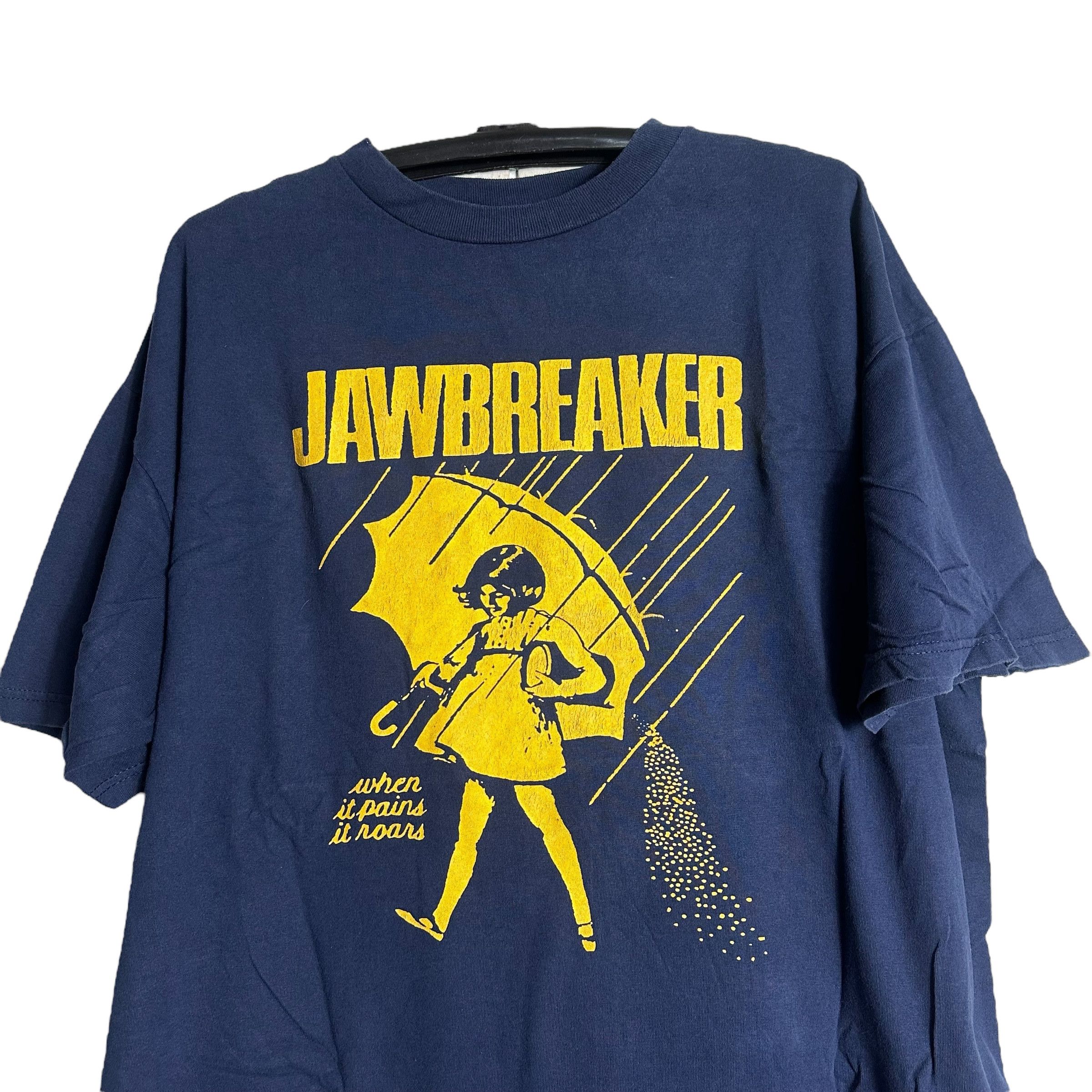Band Tees 🔥RARE🔥Vintage Jawbreaker When It Pains It Roars T-shirt Size US XXL / EU 58 / 5 - 2 Thumbnail