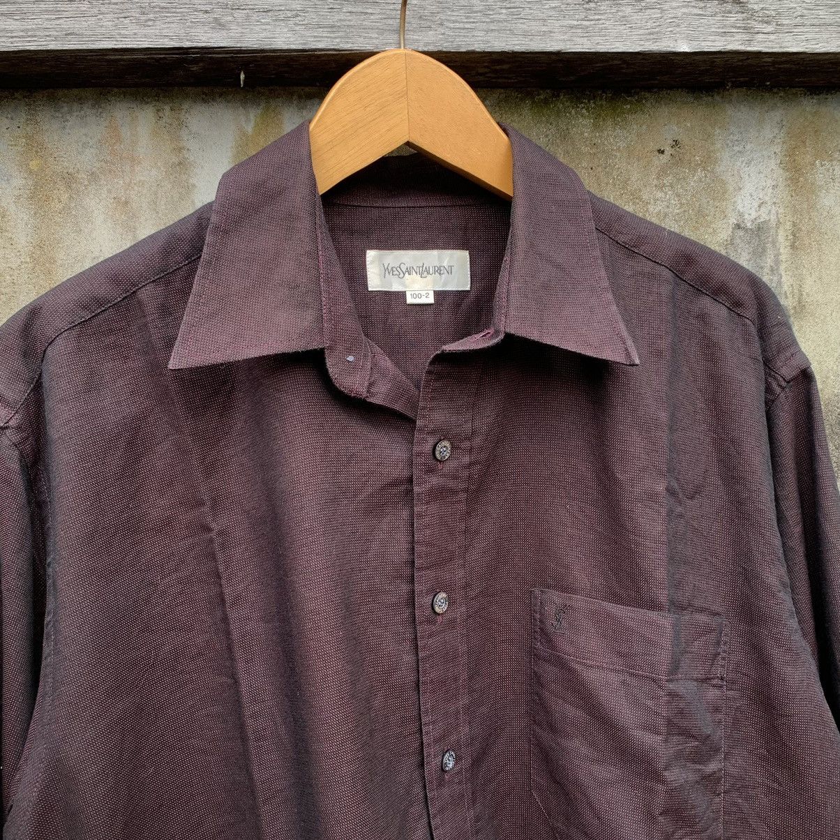 Yves Saint Laurent YVESSAINTLAURENT YSL BUTTON UP SHIRT Size US XL / EU 56 / 4 - 8 Thumbnail