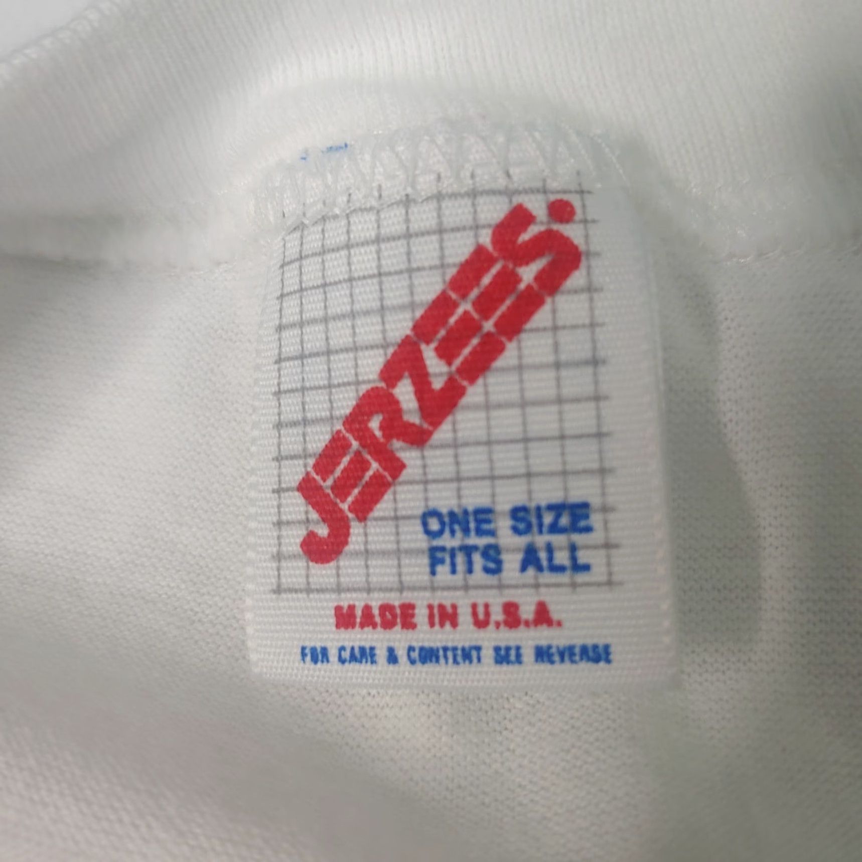 Jerzees VINTAGE JERZEES Nightshirt Short Sleeve AHEPA White 1 Size Fits All Crew Neck Pullover Sleepshirt Women Size ONE SIZE - 5 Thumbnail