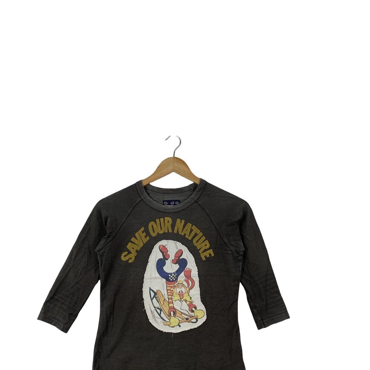 Other OLD BETTY'S Save Our Nature Natural Sun Faded Raglan Sleeve Size US XS / EU 42 / 0 - 2 Thumbnail