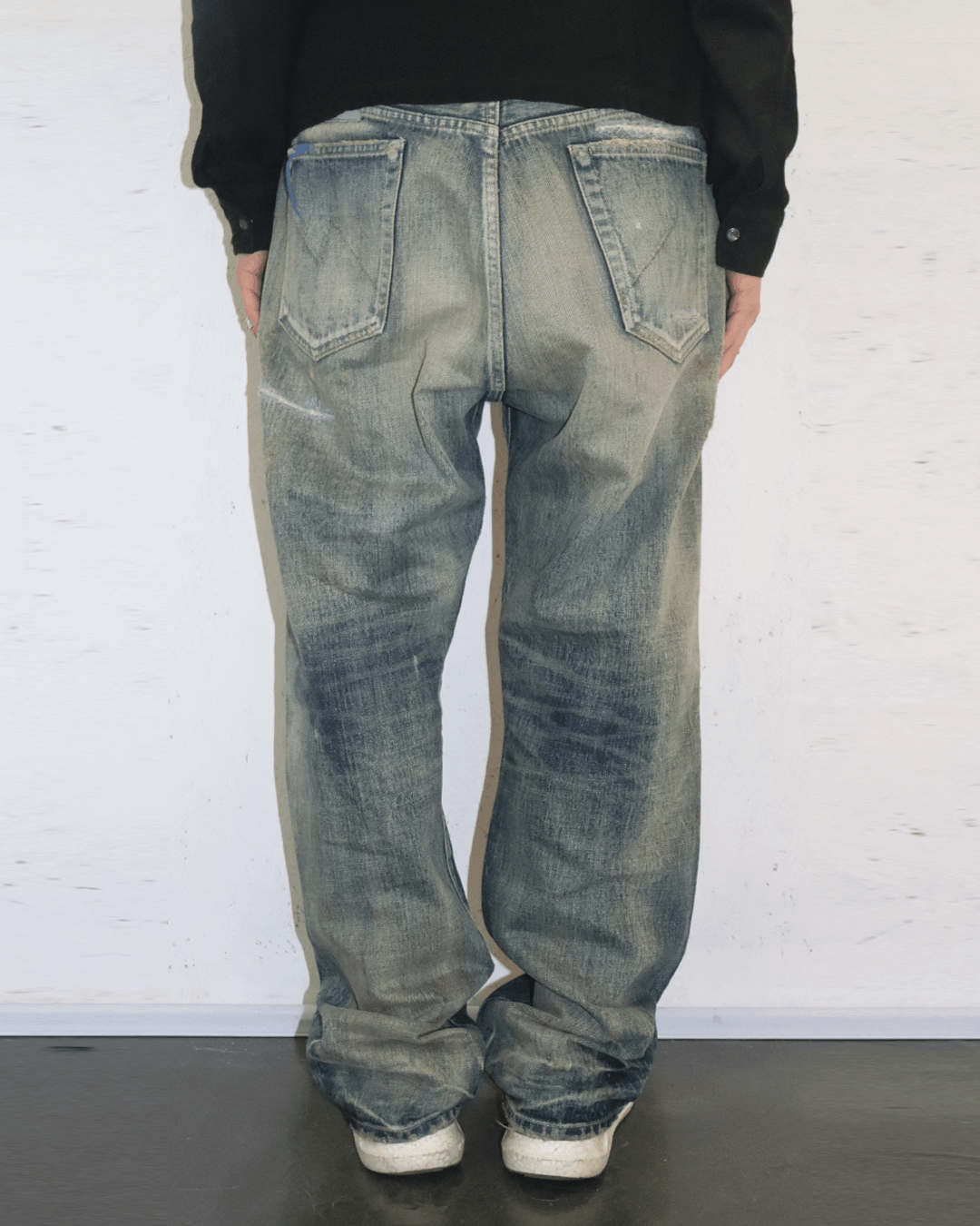 Yohji Yamamoto Neighborhood x Yohji Yamamoto SS24 Lettering Denim Pants Size US 36 / EU 52 - 4 Thumbnail