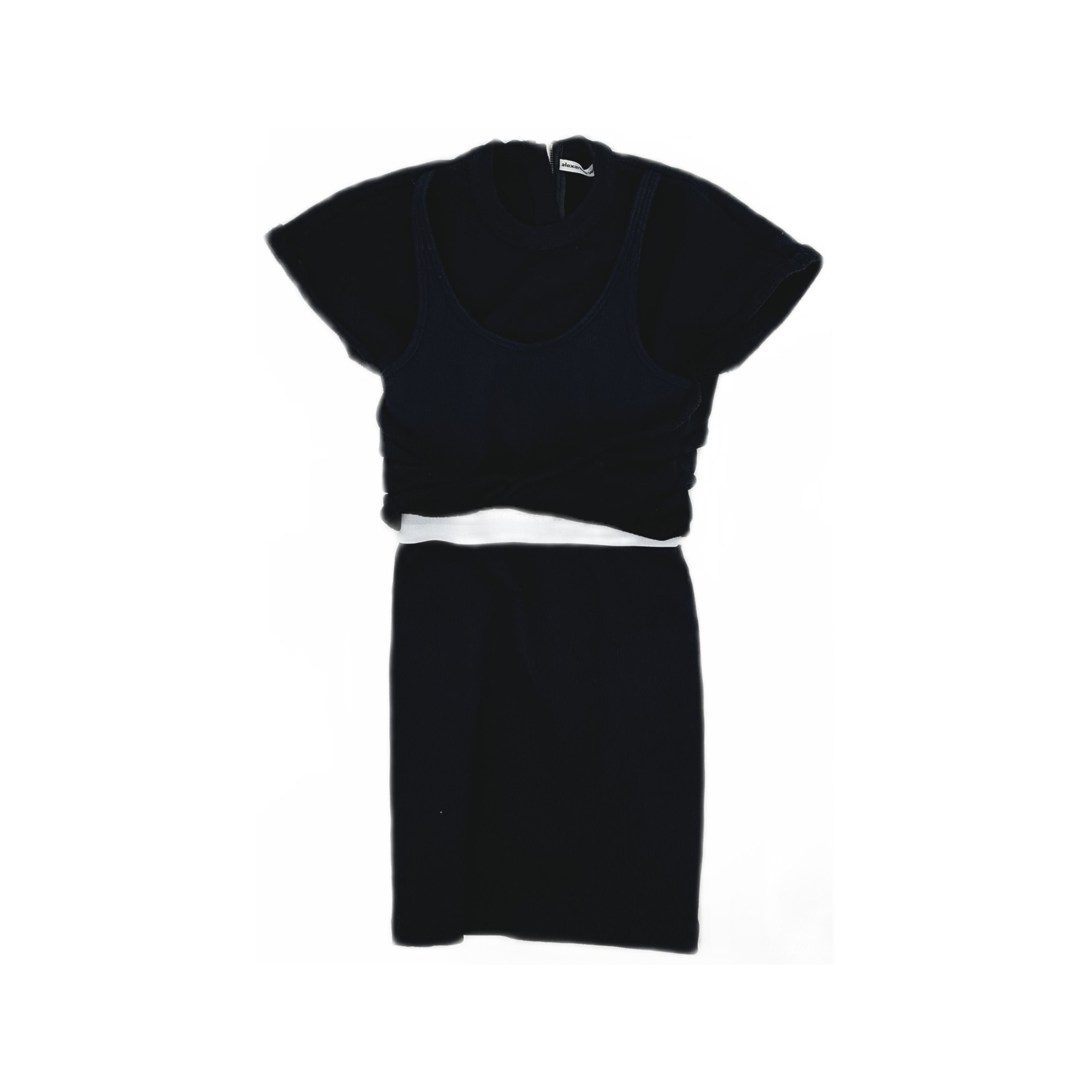 Alexander Wang Alexander Wang Ribbed Mini Dress Size XS Size XS / US 0-2 / IT 36-38 - 1 Thumbnail