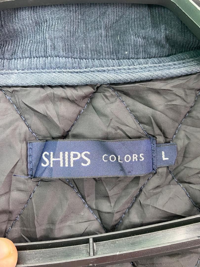 SHIPS Vtg 90s SHIPS japan diamond quilted coat jacket button up Size US L / EU 52-54 / 3 - 5 Thumbnail