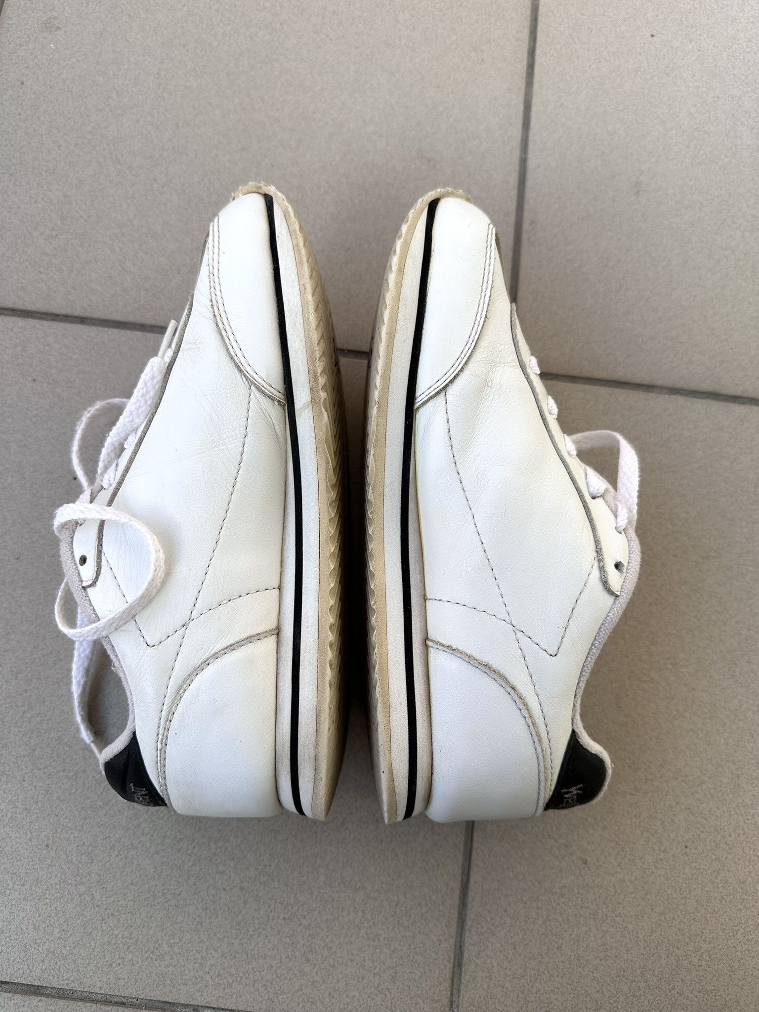 Vintage Vintage Yves Saint Laurent leather trainers sneakers Size US 8 / IT 38 - 7 Thumbnail