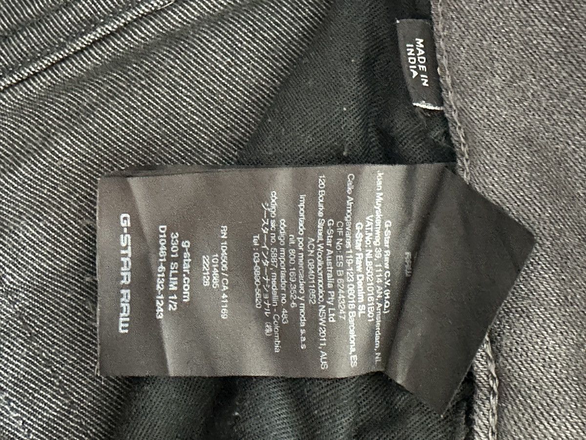 G-Star G Star Raw Grey Distressed Denim Shorts Slim-Fit Size 30 Size US 30 / EU 46 - 7 Thumbnail