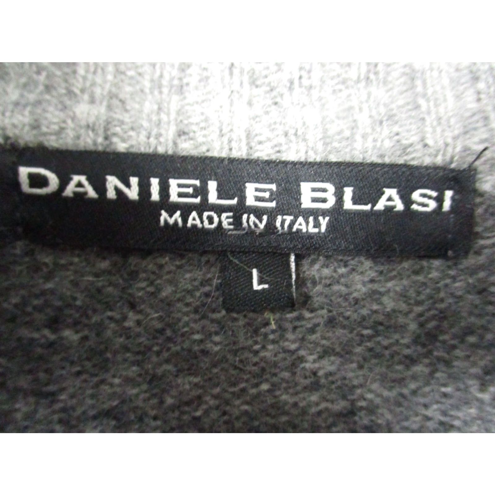 Vintage VINTAGE Daniele Blasi Sweater Mens Large Gray Wool Blend Collared Long Sleeve Italy Regular Size US L / EU 52-54 / 3 - 3 Thumbnail