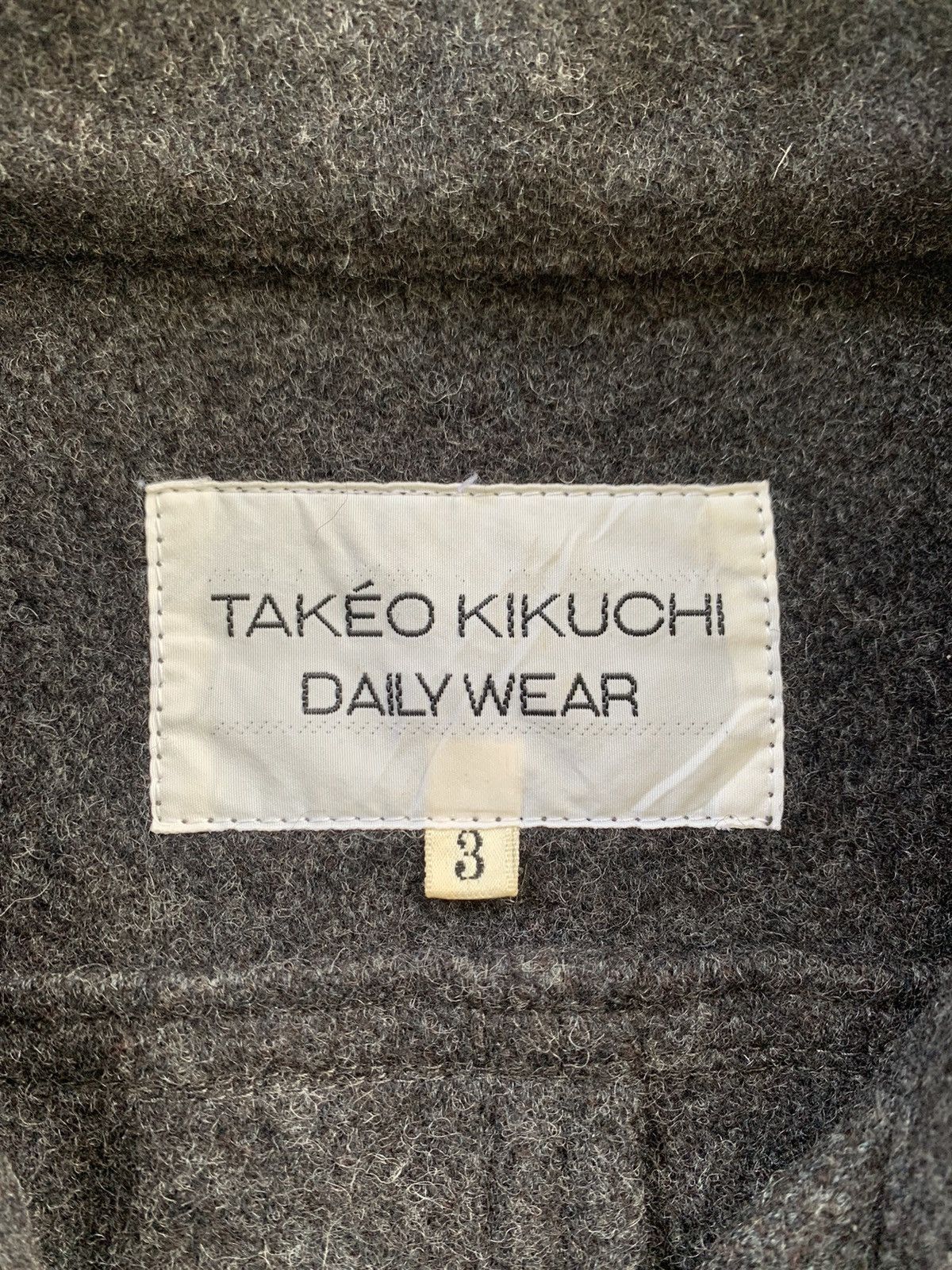 Takeo Kikuchi Takeo Kikuchi Daily Wear Crop Style Blend Wool Jacket Size US M / EU 48-50 / 2 - 10 Thumbnail