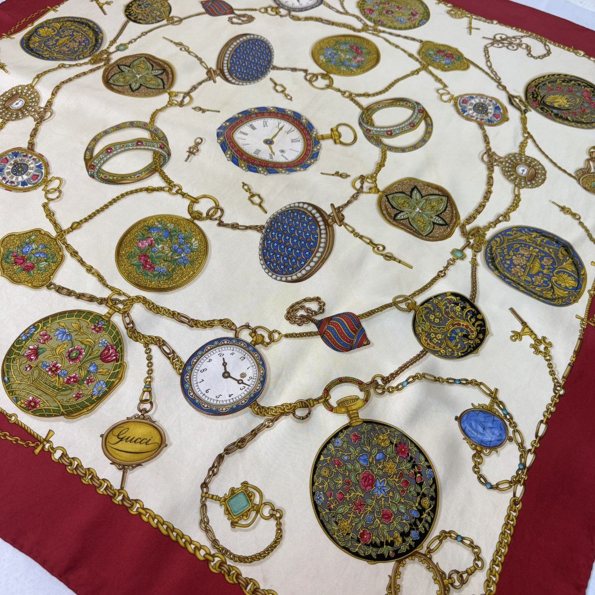 Gucci Gucci Silk Scarf Size ONE SIZE - 3 Thumbnail
