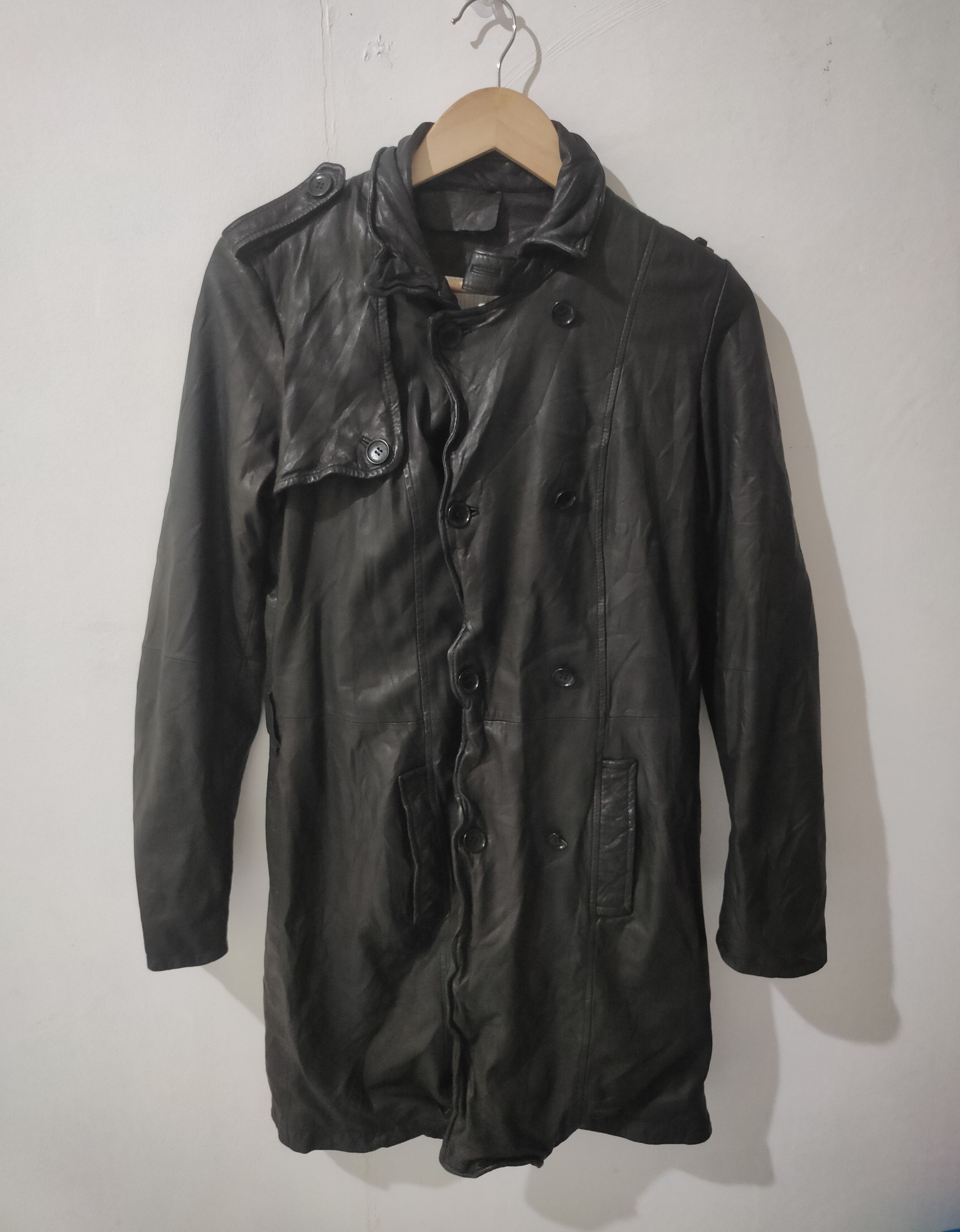 Zadig & Voltaire Zadig & Voltaire Leather Trench Coat Size S / US 4 / IT 40 - 1 Thumbnail
