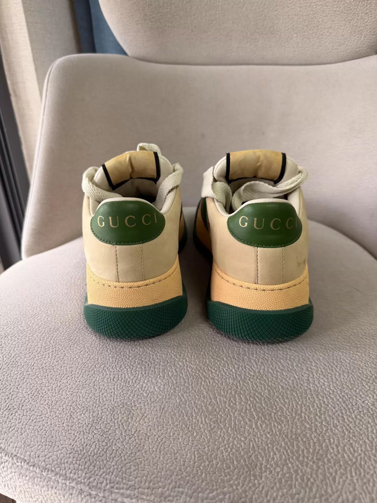 Gucci Gucci Screener Enamel Green EU 35 98 New Size US 4.5 / IT 34.5 - 3 Thumbnail
