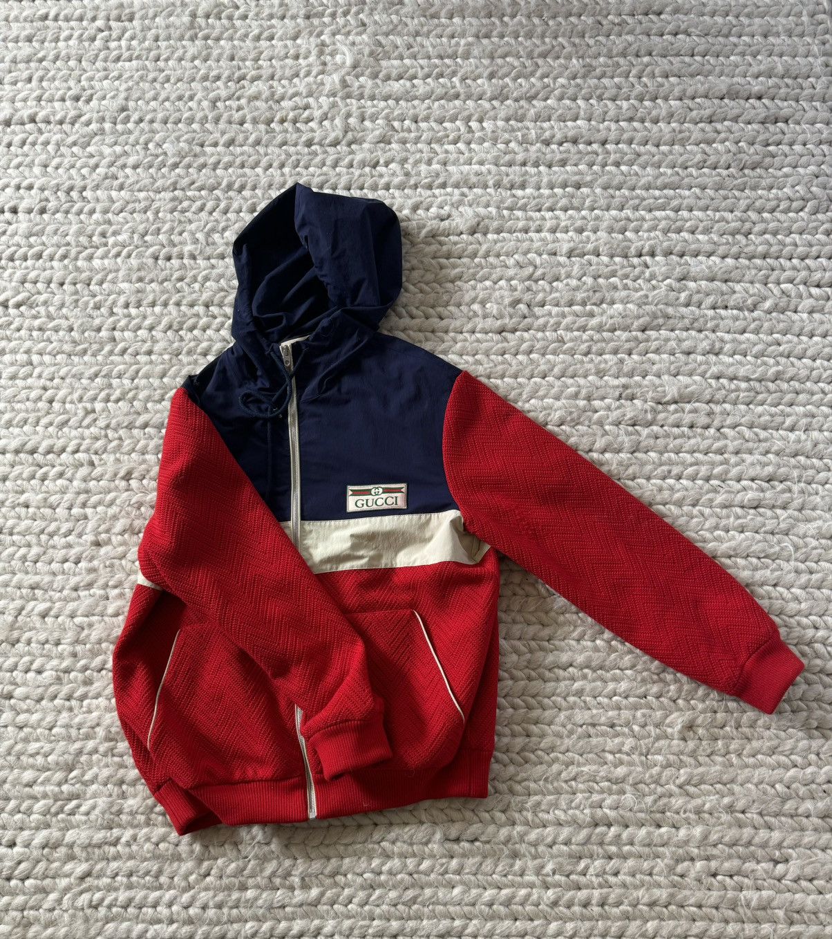 Gucci ⭐️RARE GUCCI WOOL JERSEY HOODED ZIP-UP SWEATSHIRT⭐️ Size US M / EU 48-50 / 2 - 2 Thumbnail
