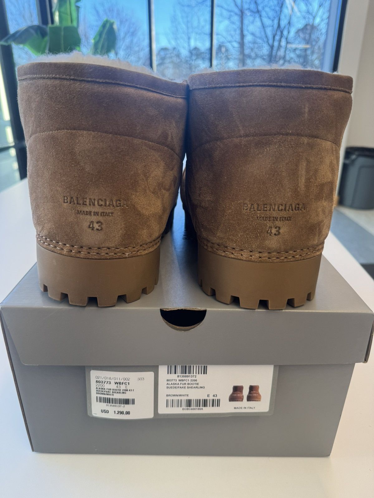 Balenciaga Balenciaga ‘Alaska Fur Bootie’ Boot Size US 12 / EU 45 - 3 Thumbnail