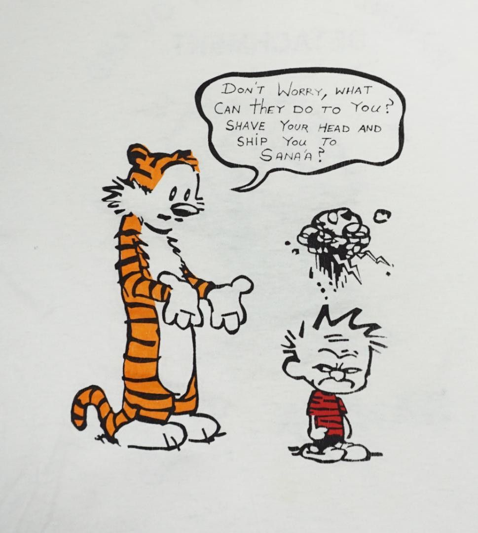 Anime 90's USA Made Calvin & Hobbes T-ShirtVintage Size US L / EU 52-54 / 3 - 2 Thumbnail