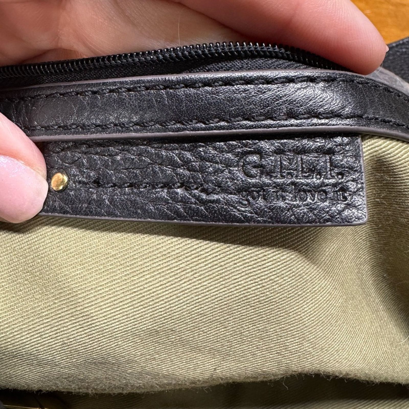 NBDN Nobrandedon G.I.L.I black leather slouch handbag Size ONE SIZE - 10 Thumbnail