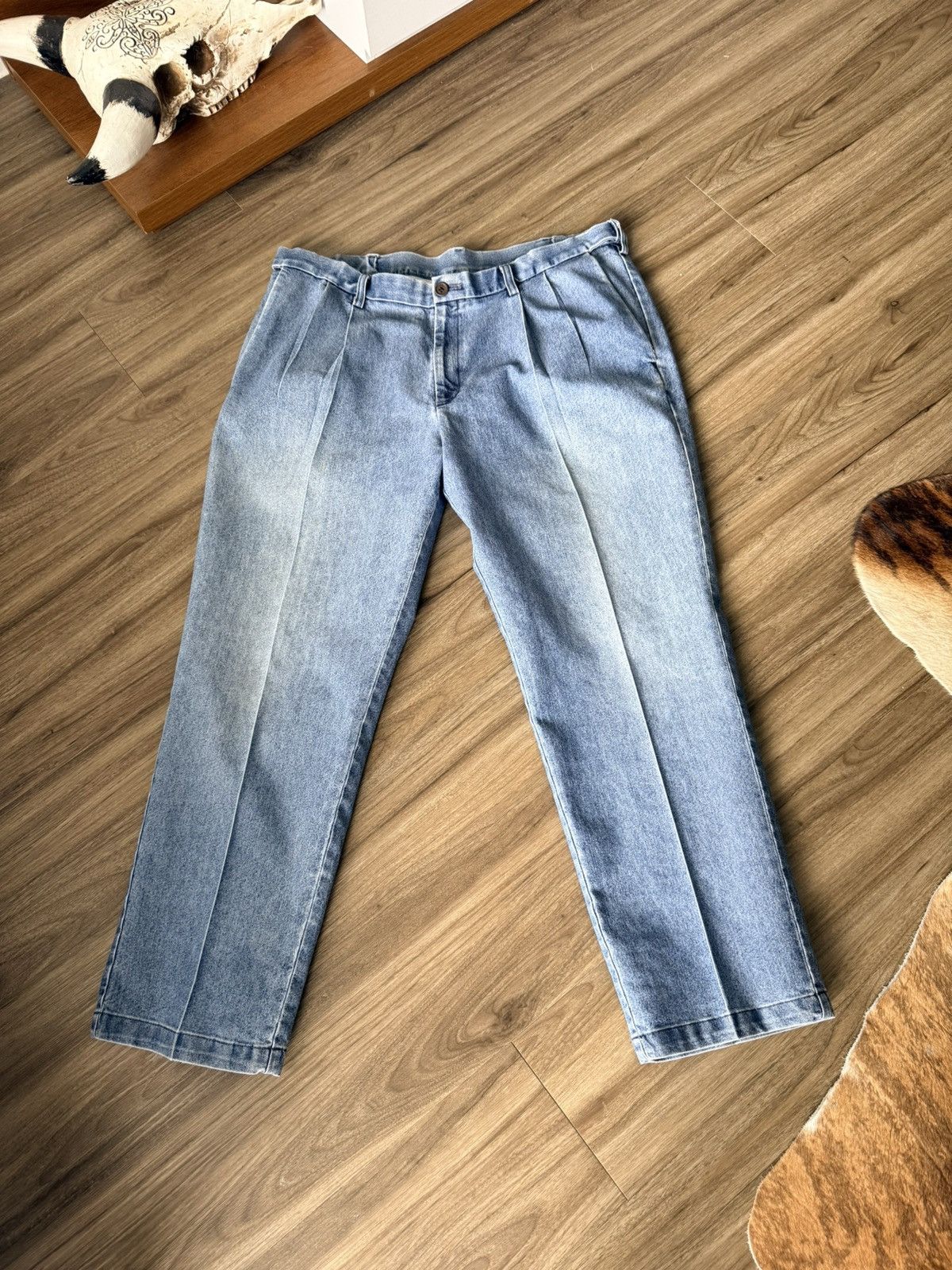 Haggar Haggar Men's Classic Fit Denim Jeans 38x29 Size US 38 / EU 54 - 1 Thumbnail