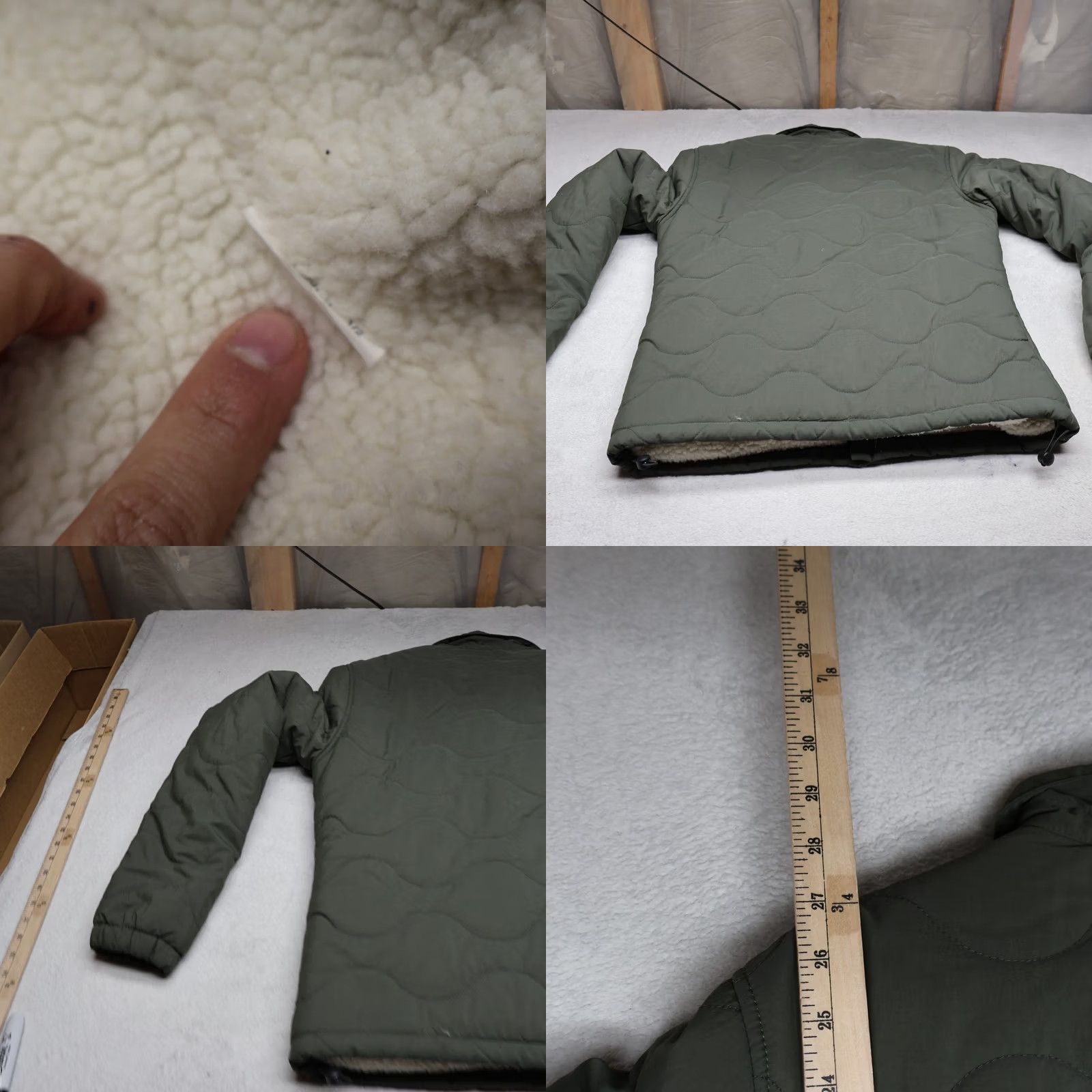 Oakley Oakley Jacket Mens M Green Quilted Sherpa Lined Regular Fit Snap Outdoor Summer? Size US M / EU 48-50 / 2 - 8 Thumbnail