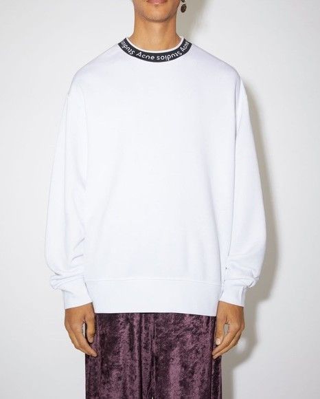 Acne Studios Acne Studios Logo Neckline Sweatshirt Size US XS / EU 42 / 0 - 1 Thumbnail