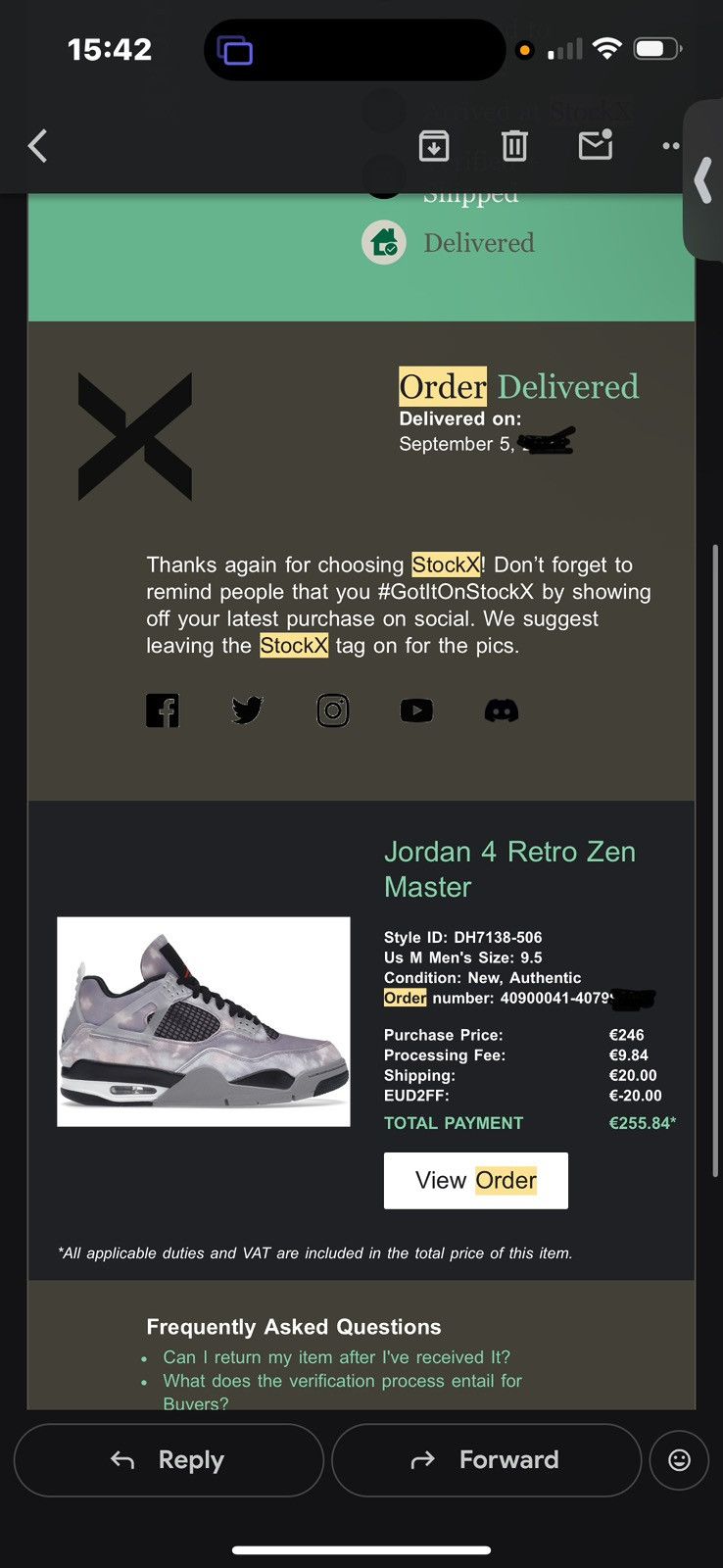 Jordan Brand Jordan 4 zen master Size US 9.5 / EU 42-43 - 14 Thumbnail