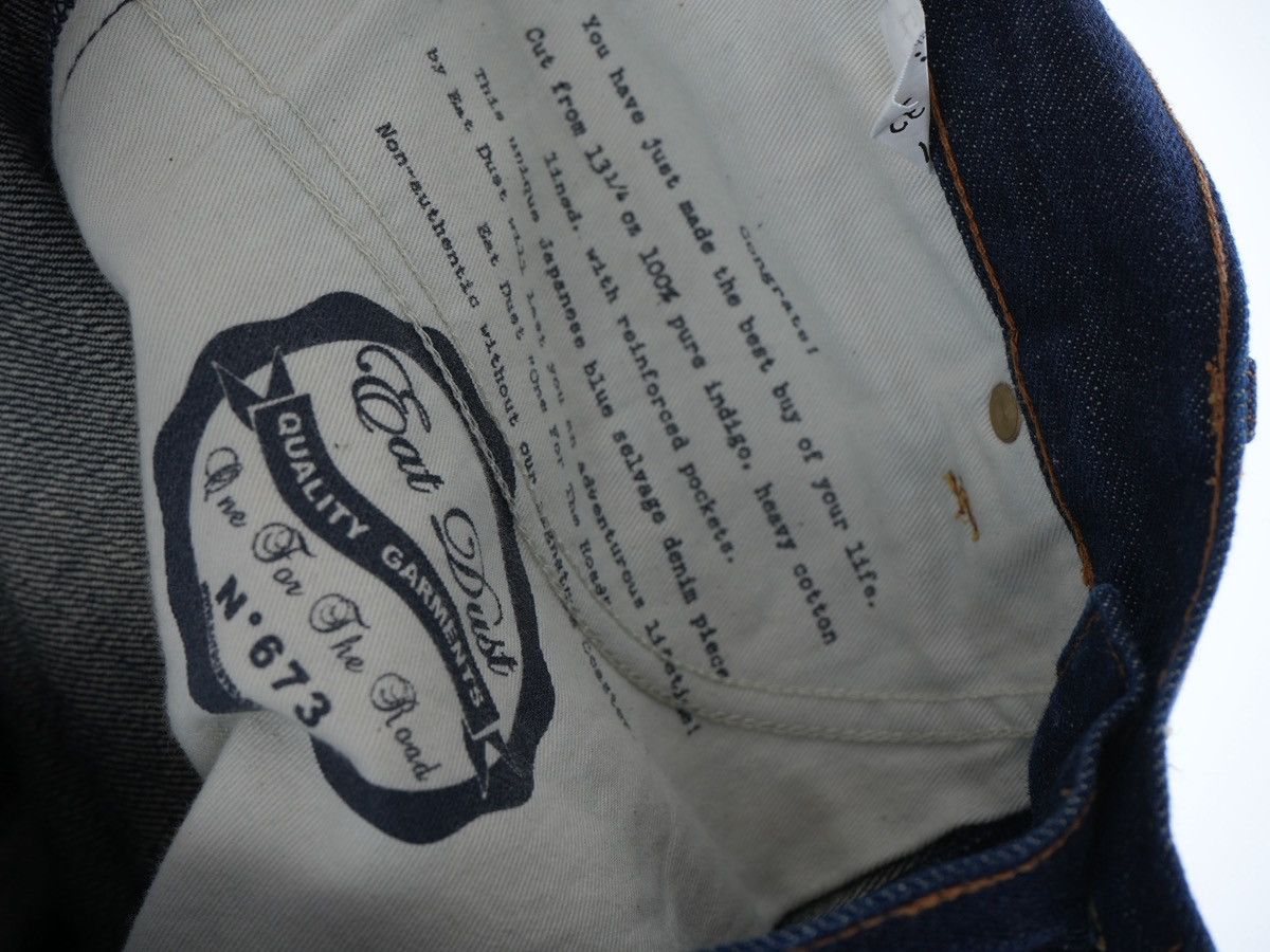 Eat Dust Eat Dust 673 One Road Navy Denim Jeans Size US 32 / EU 48 - 5 Thumbnail