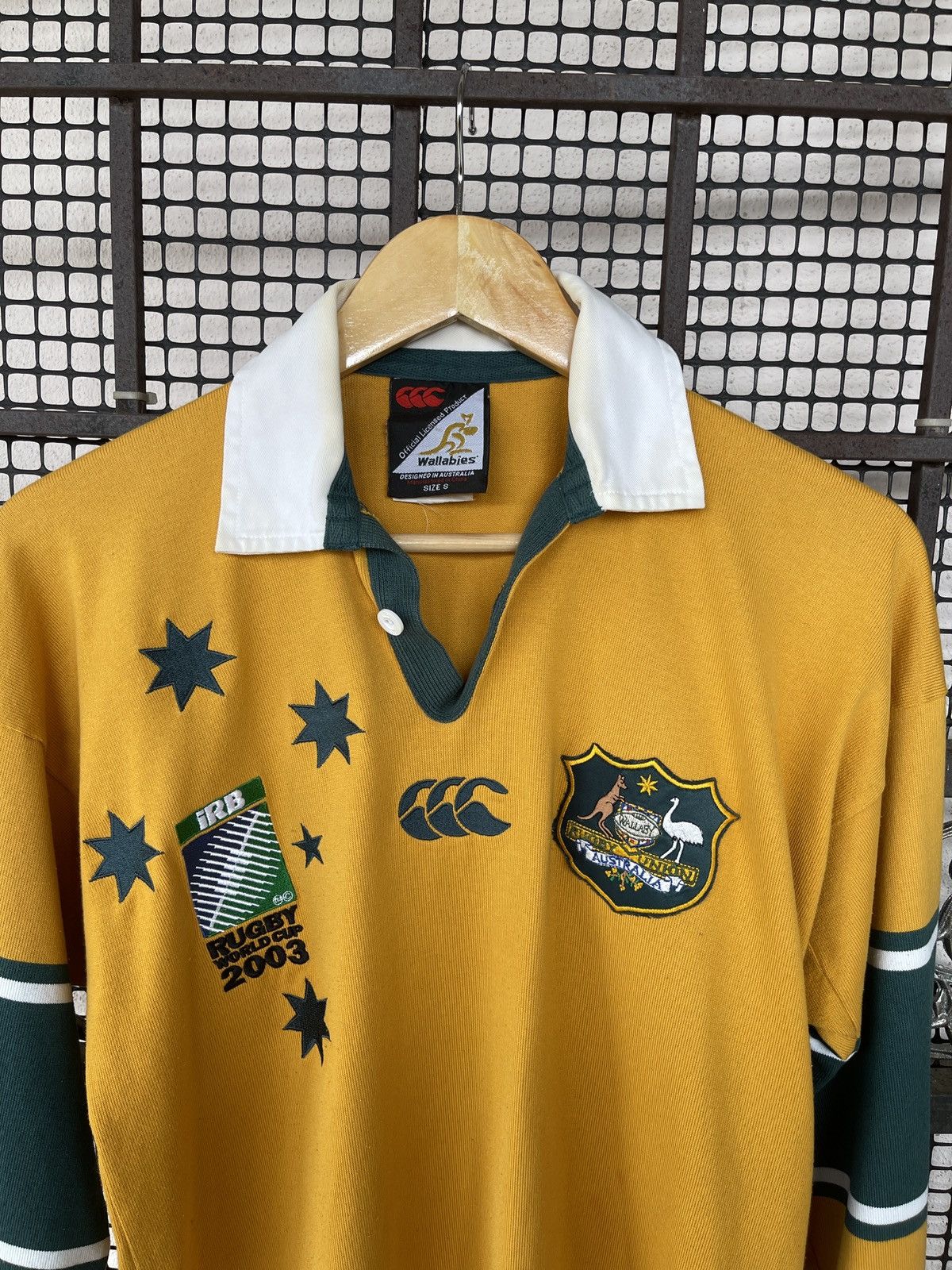 Canterbury of New Zealand Rare🔥Vintage CANTERBURY iRB Rugby World Cup Shirt Size US M / EU 48-50 / 2 - 2 Thumbnail