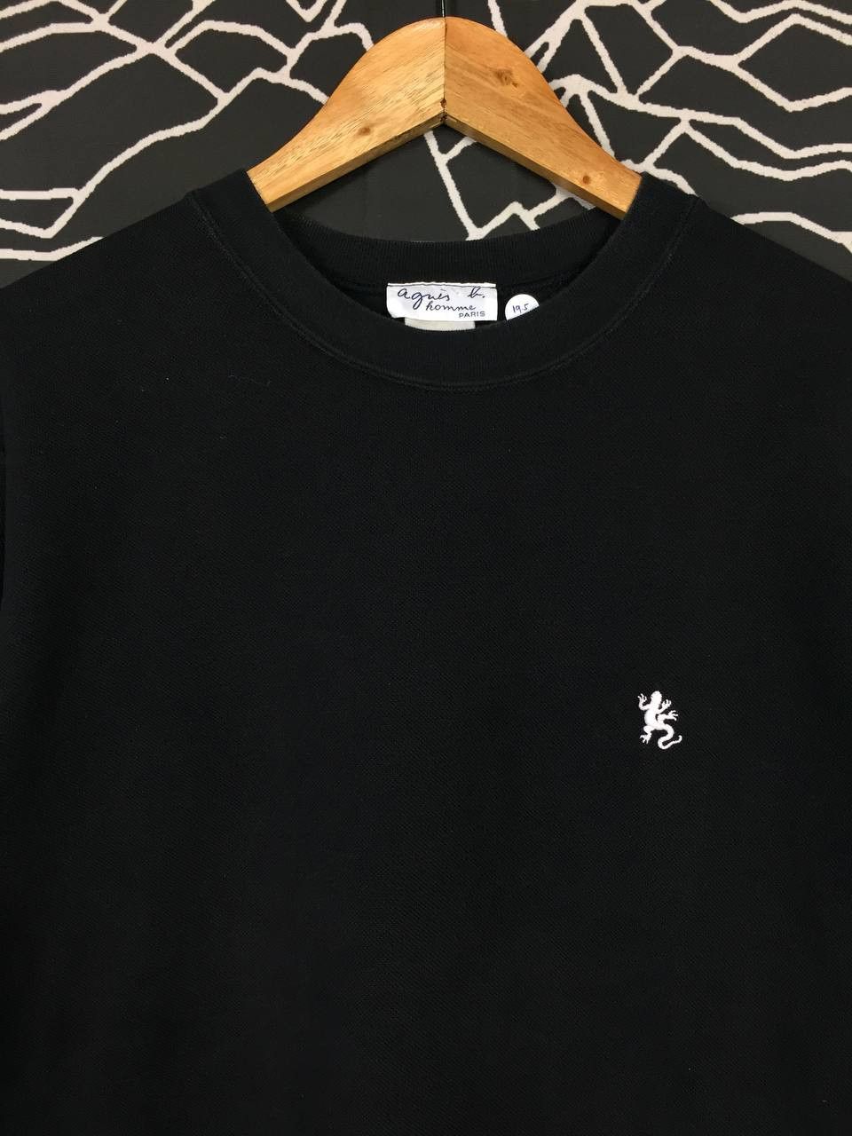 Vintage × agnes b. Vtg Agnes B Homme Paris Fashion Designer Logo Tee Size US M / EU 48-50 / 2 - 3 Thumbnail