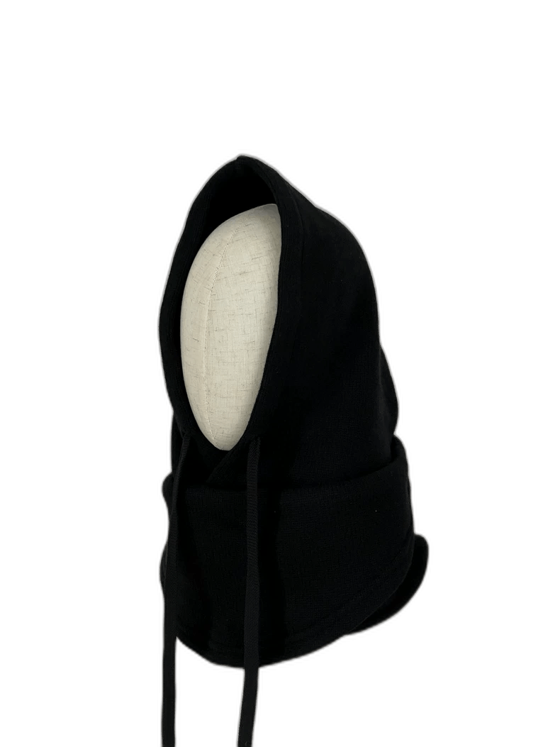 Isaac Sellam Experience ISAMUKATAYAMA BACKLASH Knit Hooded Neck Cover Hat Size ONE SIZE - 1 Thumbnail