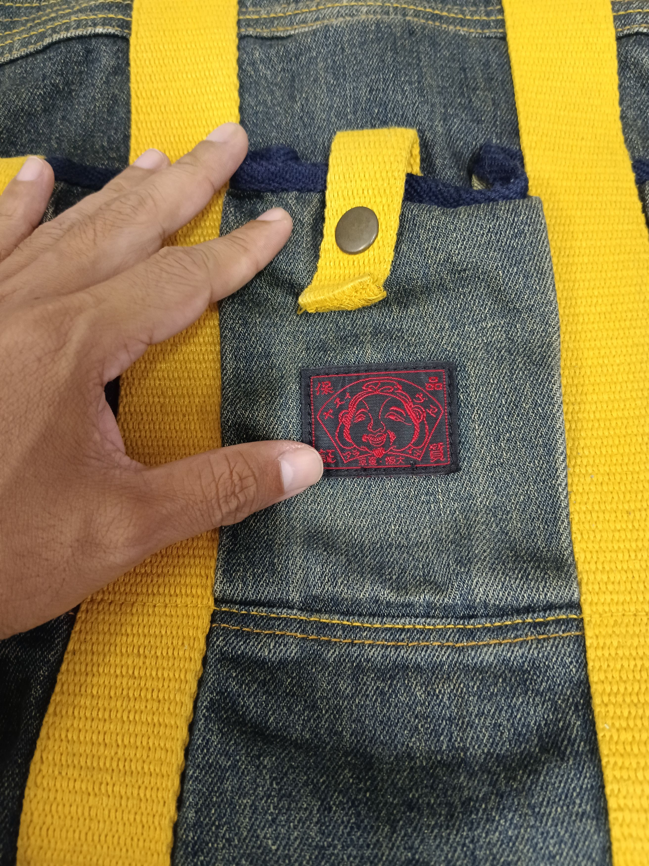Evisu EVISU DENIM MULTIPOCKET CUSTOM MADE TOTE Size ONE SIZE - 10 Thumbnail