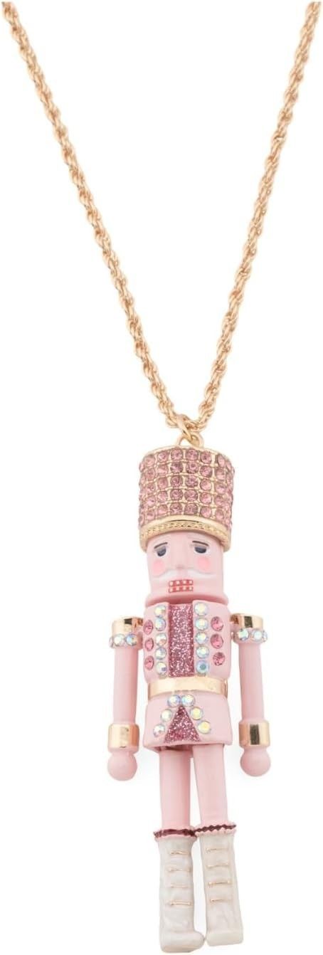 Betsey Johnson Betsey Johnson Christmas Winter Nutcracker Pendant Necklace Size ONE SIZE - 1 Thumbnail