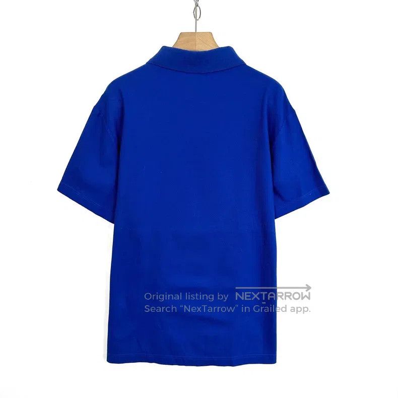 Louis Vuitton Louis Vuitton Blue pin embroidered logo short sleeve Polo Size US XL / EU 56 / 4 - 2 Thumbnail