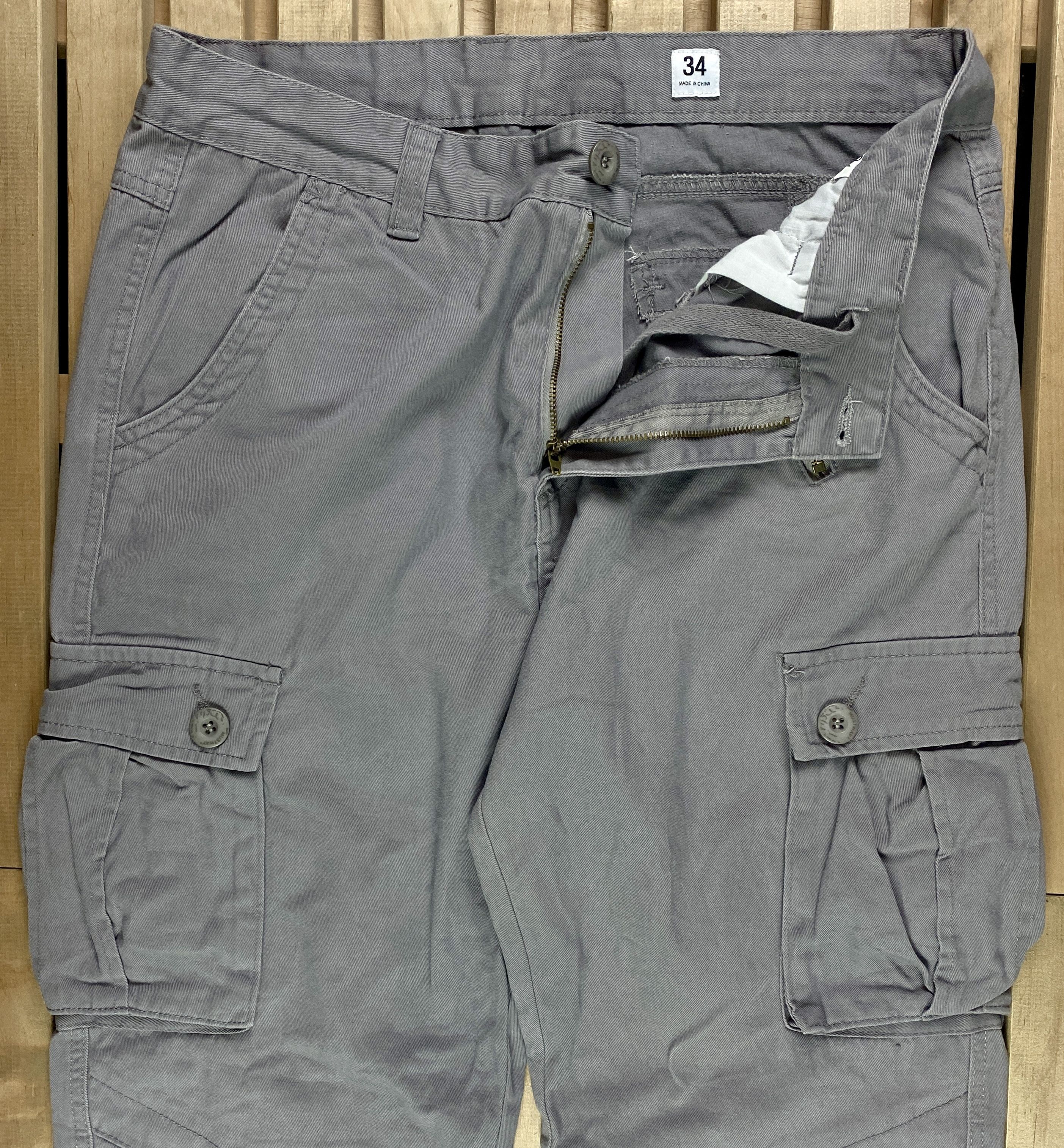 Other Men’s Drill Cargo Pants Many Pockets Size 34 Size US 34 / EU 50 - 4 Thumbnail