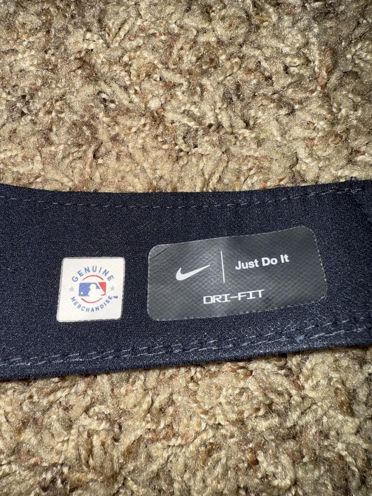Nike Nike Men's Navy St. Louis Cardinals Wordmark Performance Adjustable Visor Size ONE SIZE - 10 Thumbnail