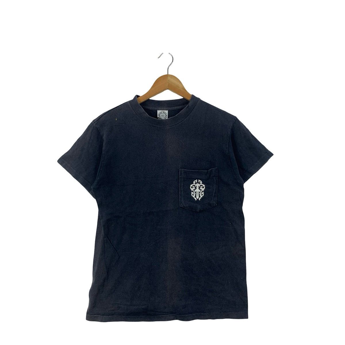 Chrome Hearts Vintage OG CHROME HEARTS Cross Swords Logo Tee Shirt Top Size S / US 4 / IT 40 - 4 Thumbnail