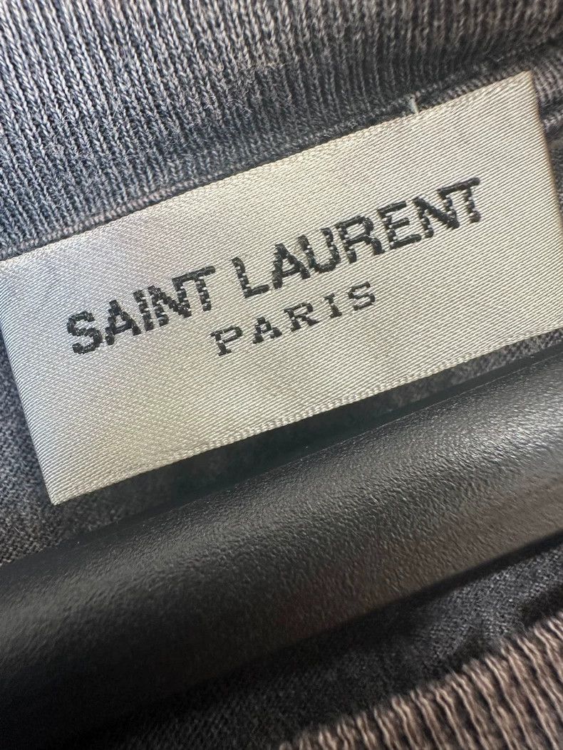 Saint Laurent Paris Saint Laurent Paris Washing letters to make old logo gray Size S / US 4 / IT 40 - 2 Thumbnail