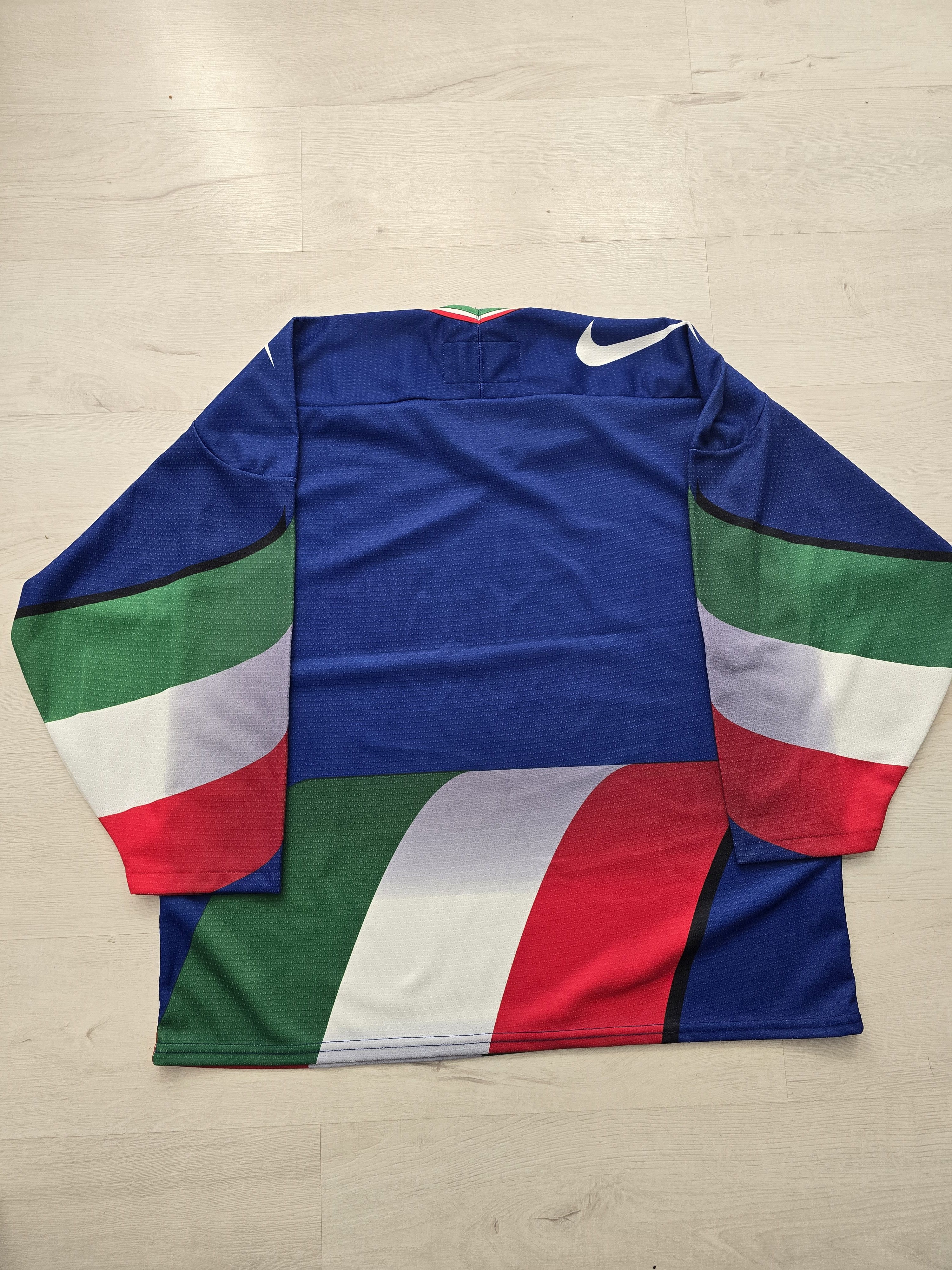 Nike × Vintage Vintage Nike Hockey Jersey Italy 90s XL Size US XL / EU 56 / 4 - 2 Thumbnail