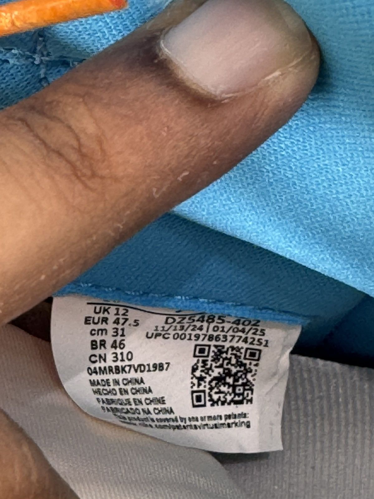 Jordan Brand Air Jordan 1 High UNC Reimagined Size 13 (2025) Size US 13 / EU 46 - 9 Thumbnail