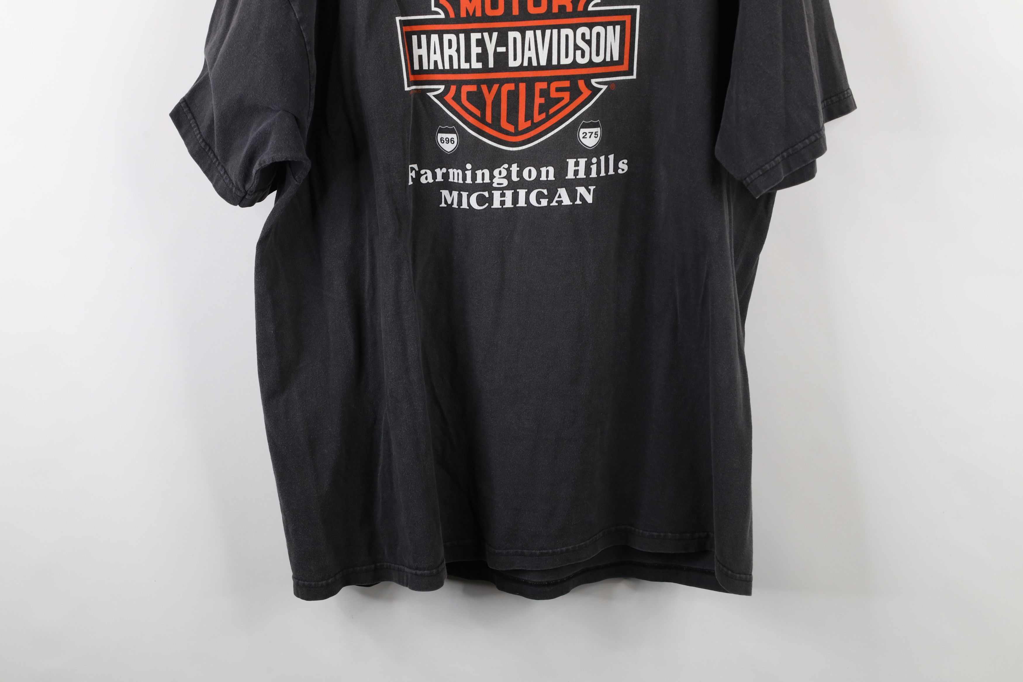 Harley Davidson × Vintage Vintage Y2K 2001 Harley Davidson the Wild T-Shirt Black USA Size US XL / EU 56 / 4 - 13 Thumbnail