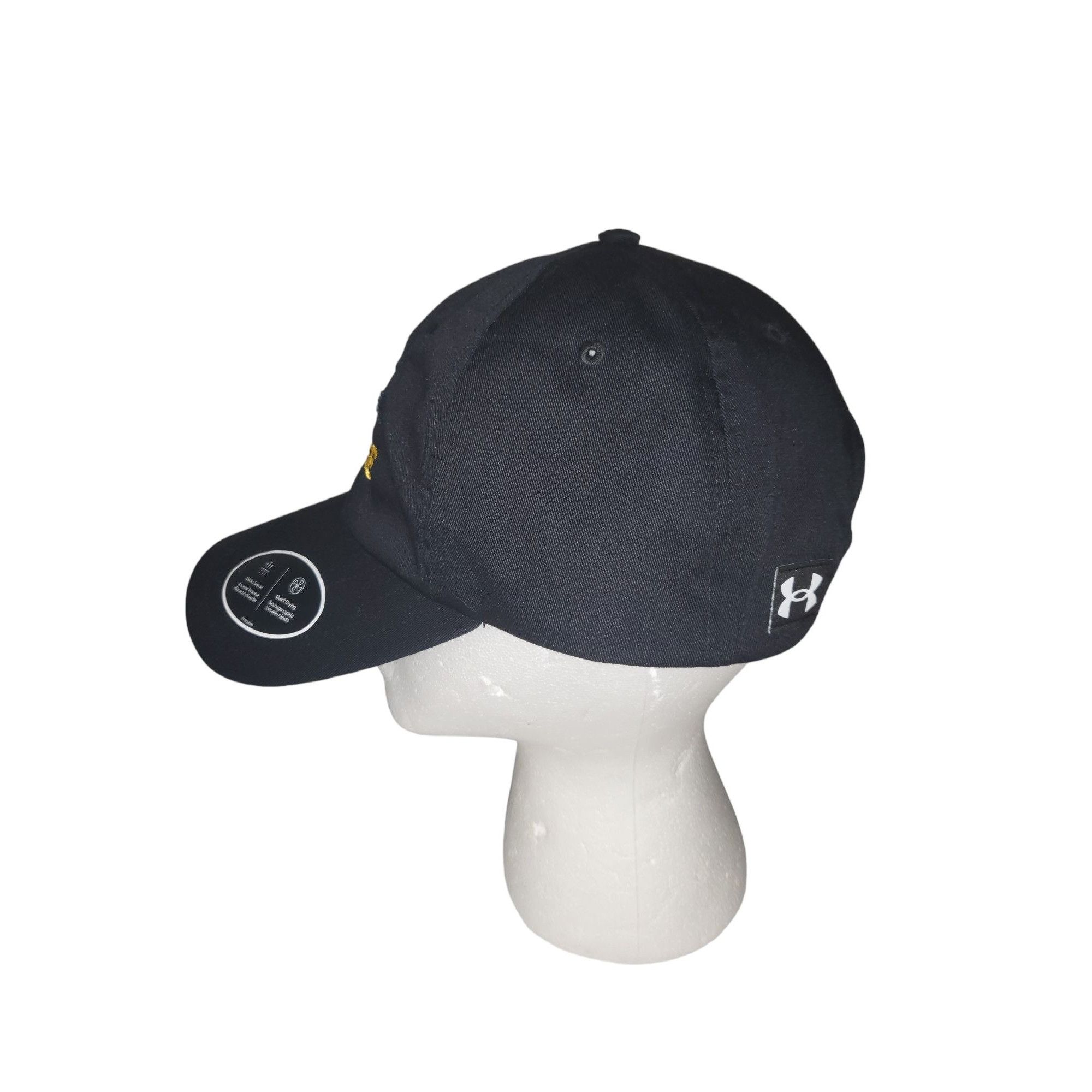 NCAA NCAA Under Armour SA Lacrosse Hat Black And Gold Adjustable Size ONE SIZE - 2 Thumbnail