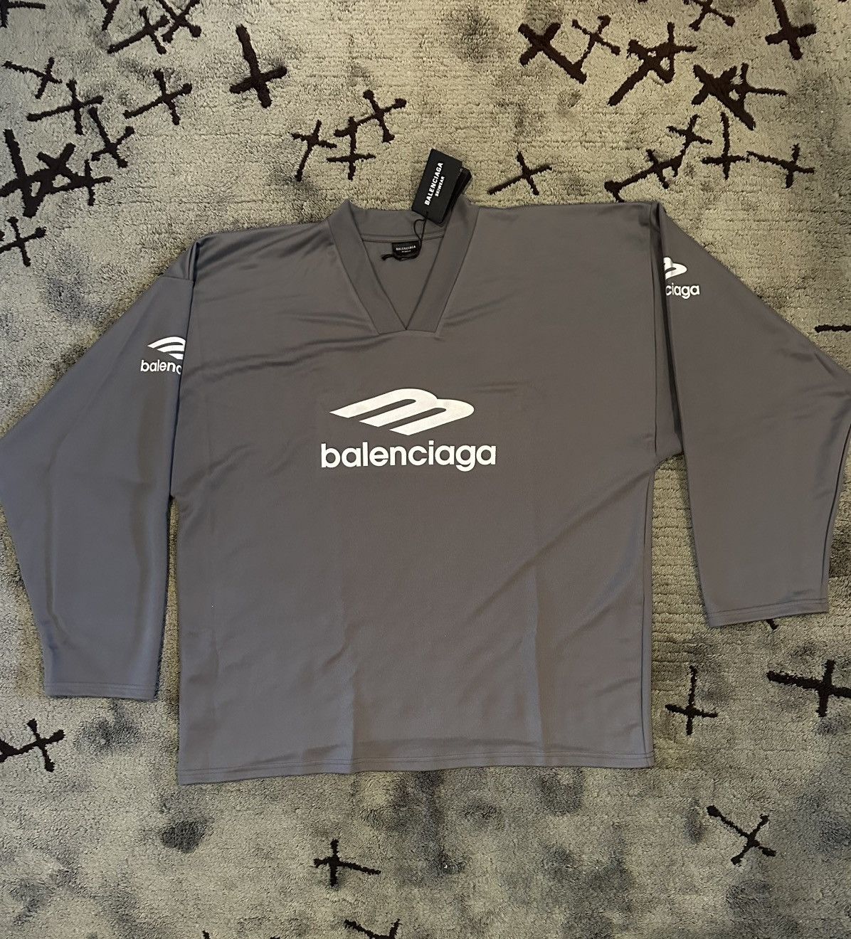 Balenciaga Balenciaga 3B Sports Icon Long-sleeve Ski Jersey 3M logo Size US L / EU 52-54 / 3 - 1 Thumbnail