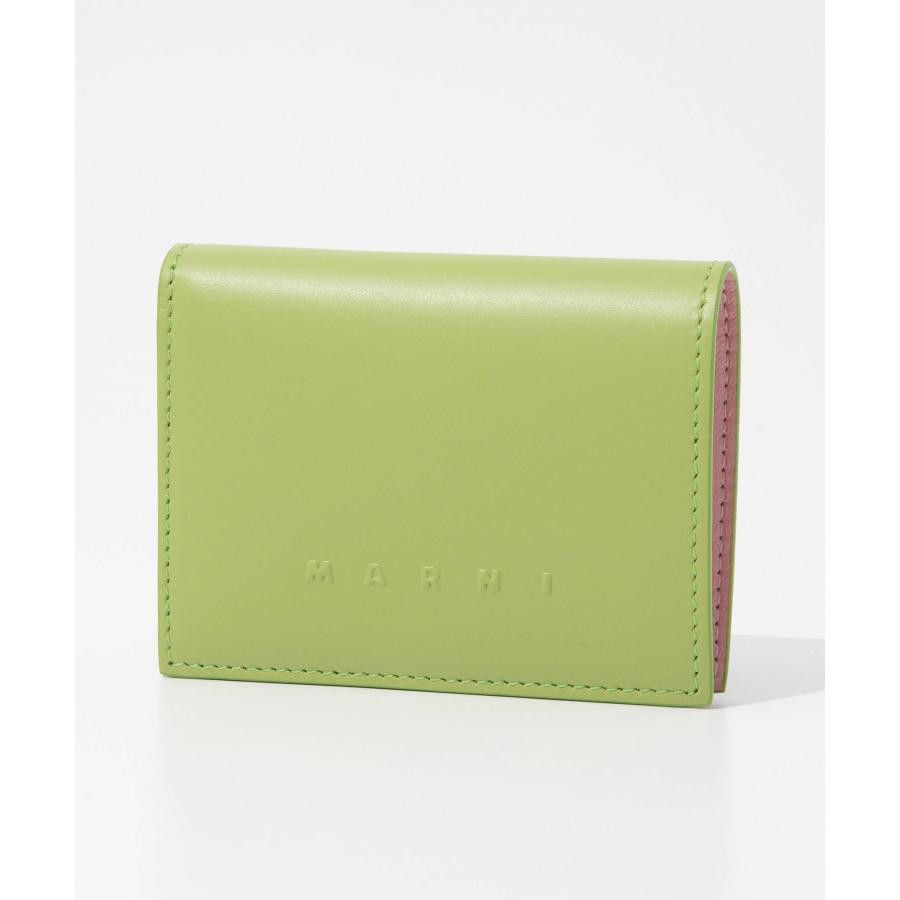 Marni o1f1d3z0725 Size: OS / Folded Wallet in Light Green Size ONE SIZE - 1 Thumbnail
