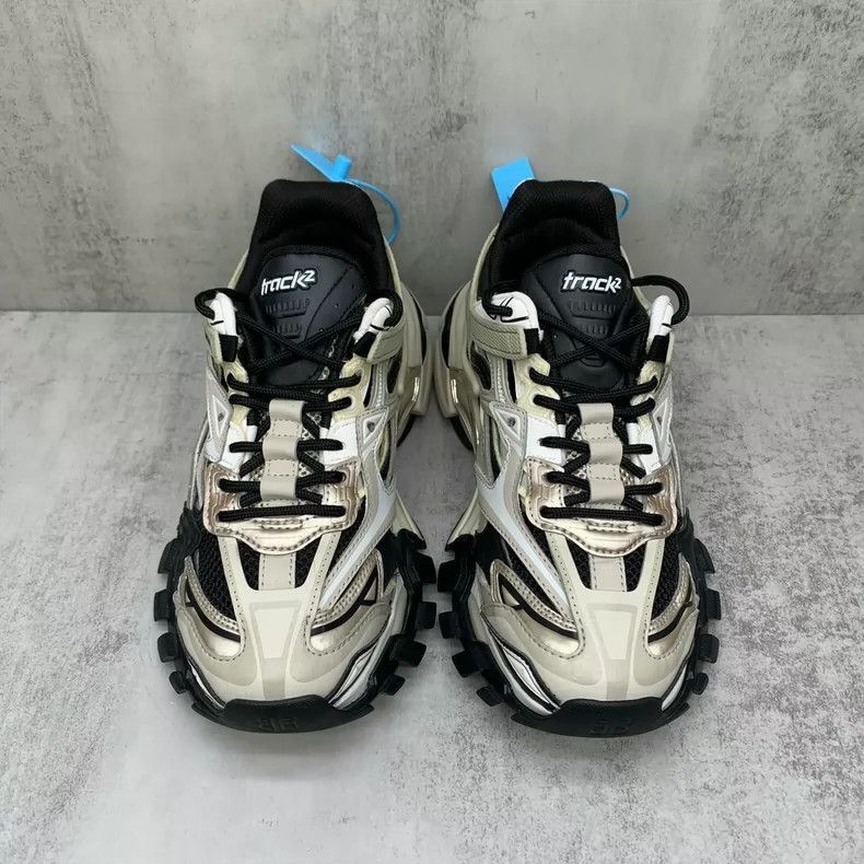 Balenciaga Balenciaga Track Sneakers in Milk Tea Color-2505 Size US 5 / IT 35 - 4 Thumbnail