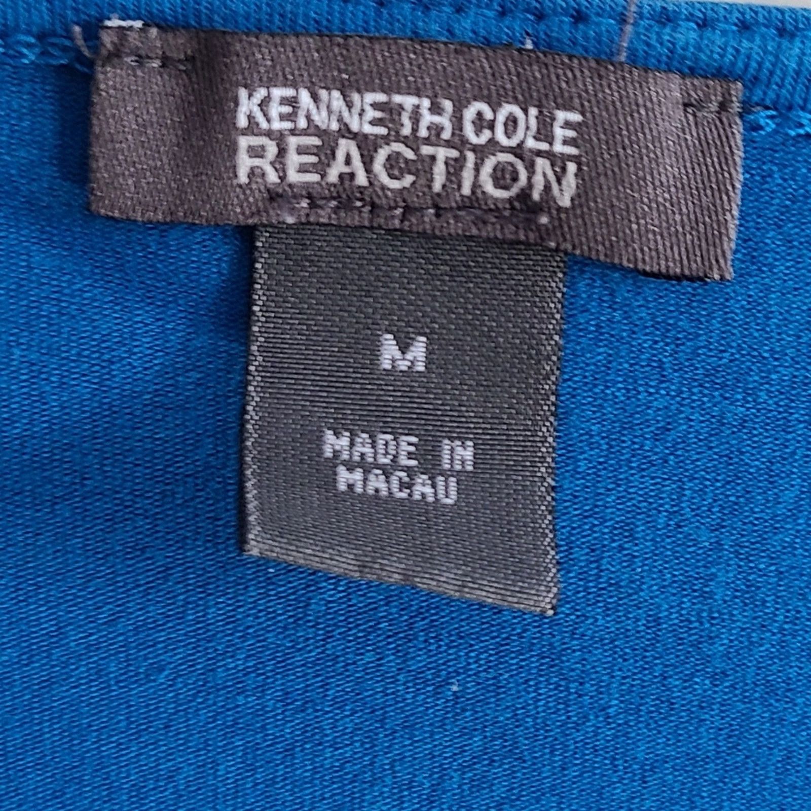 Kenneth Cole Kenneth Cole Reaction Women's Blue Twisted Bodice Top Size M Size M / US 6-8 / IT 42-44 - 3 Thumbnail